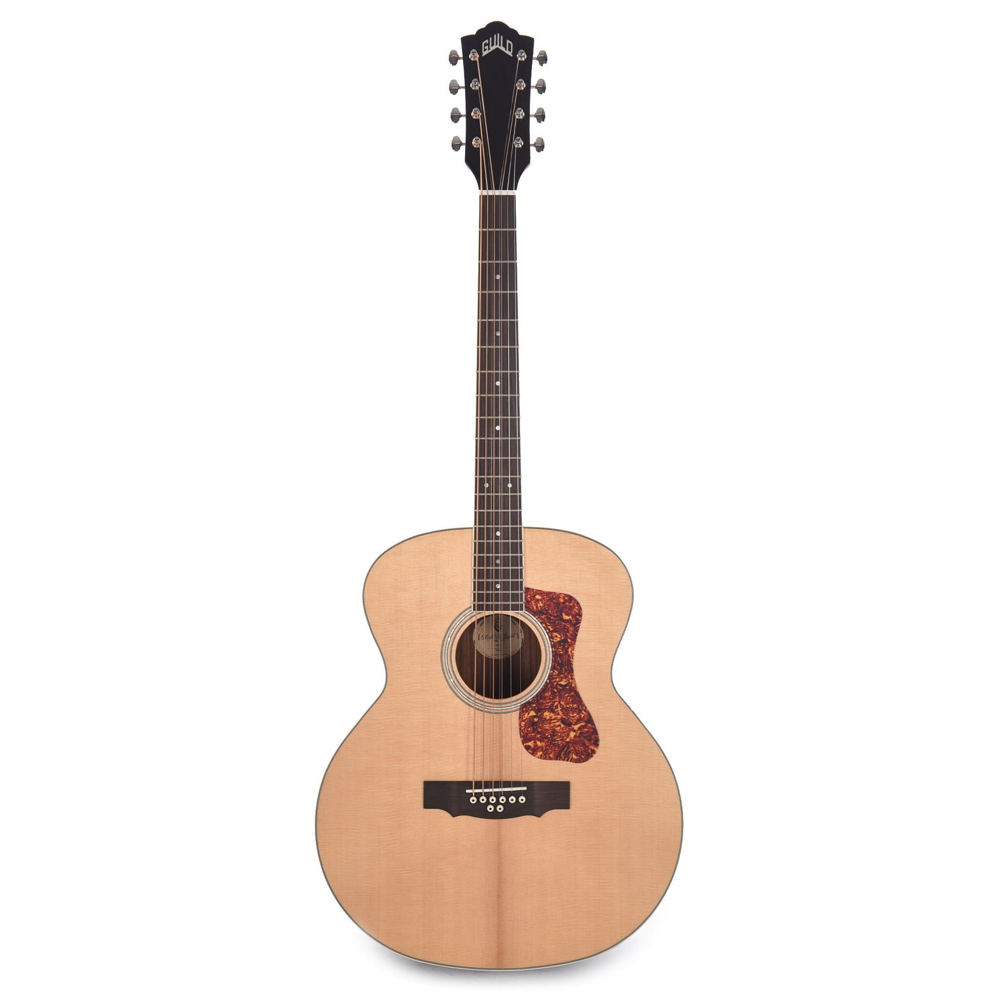 Guild Westerly BT-258E Deluxe 8-String Baritone Archback Jumbo Spruce/Rosewood Natural Gloss Acoustic Guitars / Jumbo