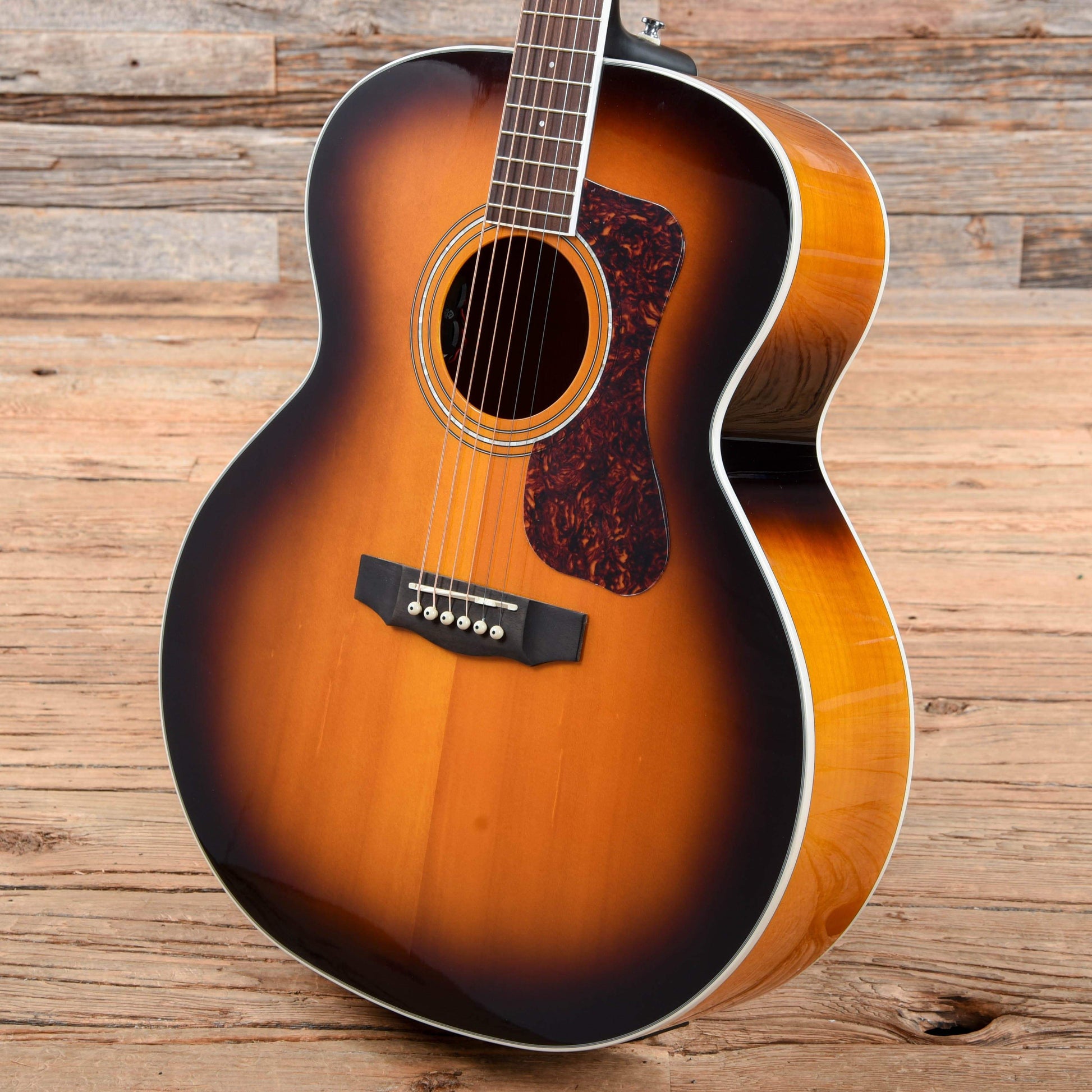 Guild Westerly F-250E Deluxe Jumbo Antique Burst w/Electronics Acoustic Guitars / Jumbo