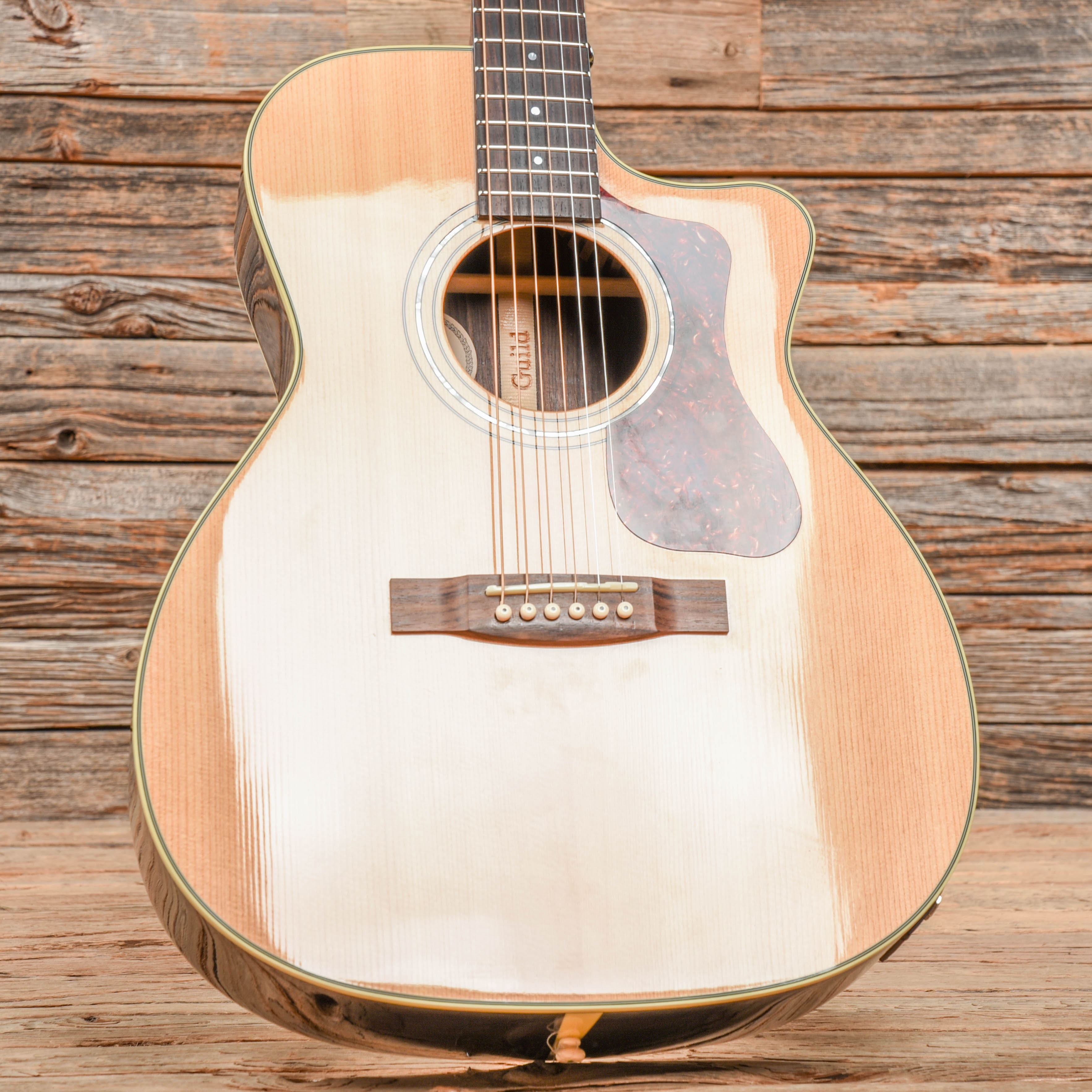 Guild OM-150CE Natural Acoustic Guitars / OM and Auditorium