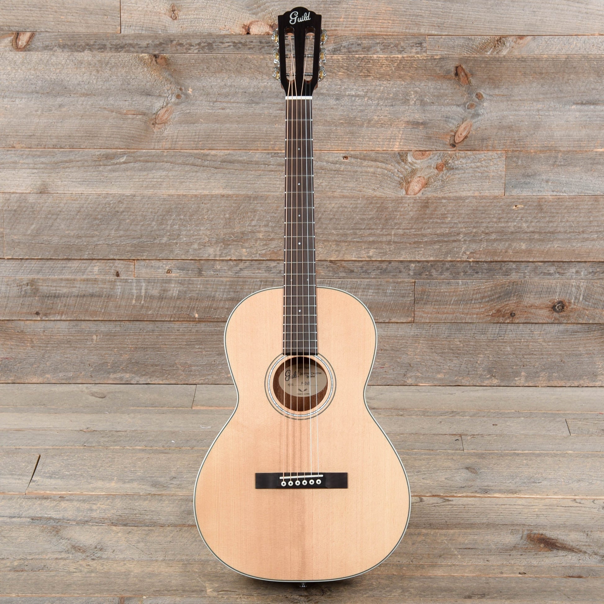 Guild Westerly P-240 Memoir 12-Fret Parlor Natural Acoustic Guitars / Parlor