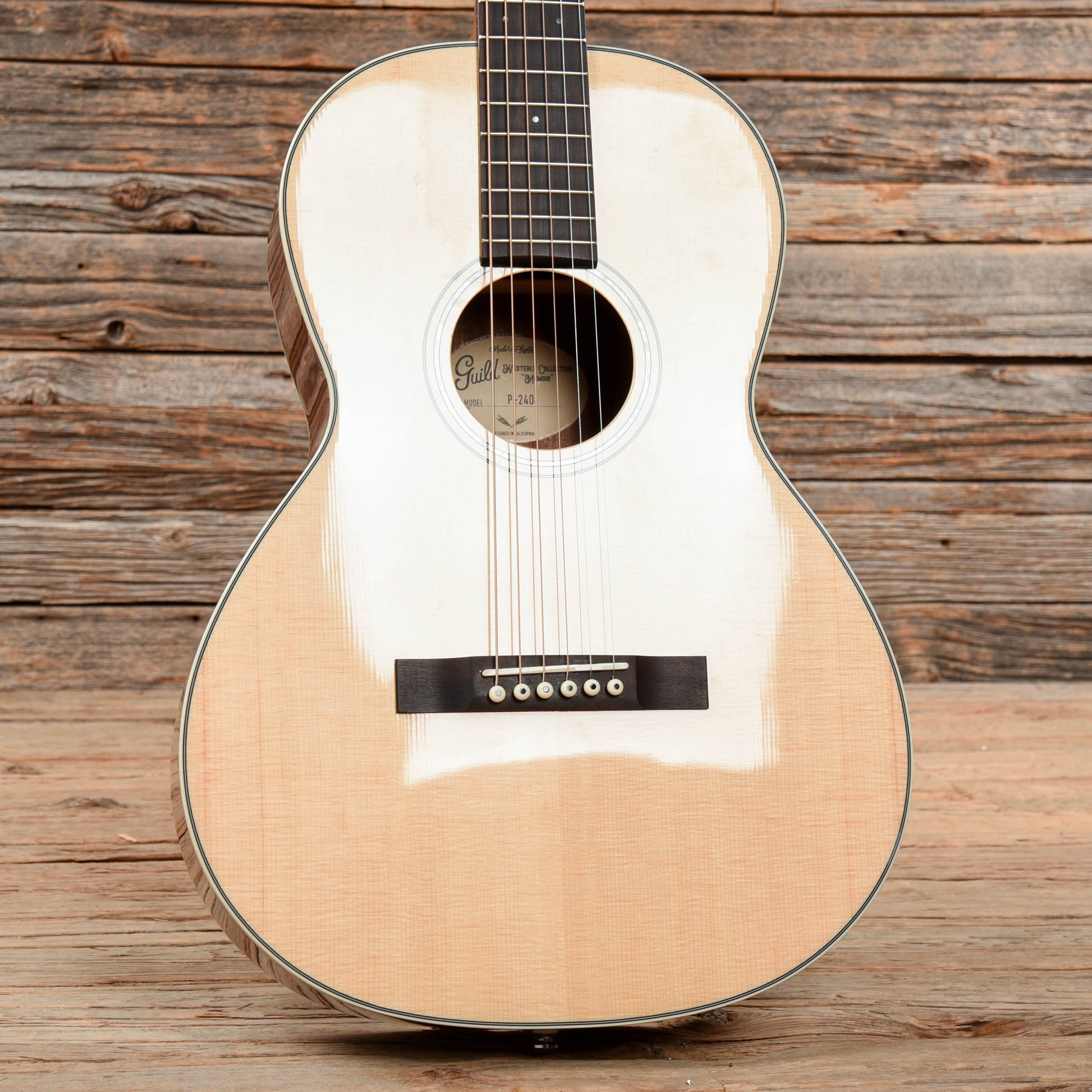 Guild Westerly P-240 Memoir 12-Fret Parlor Natural Natural Acoustic Guitars / Parlor