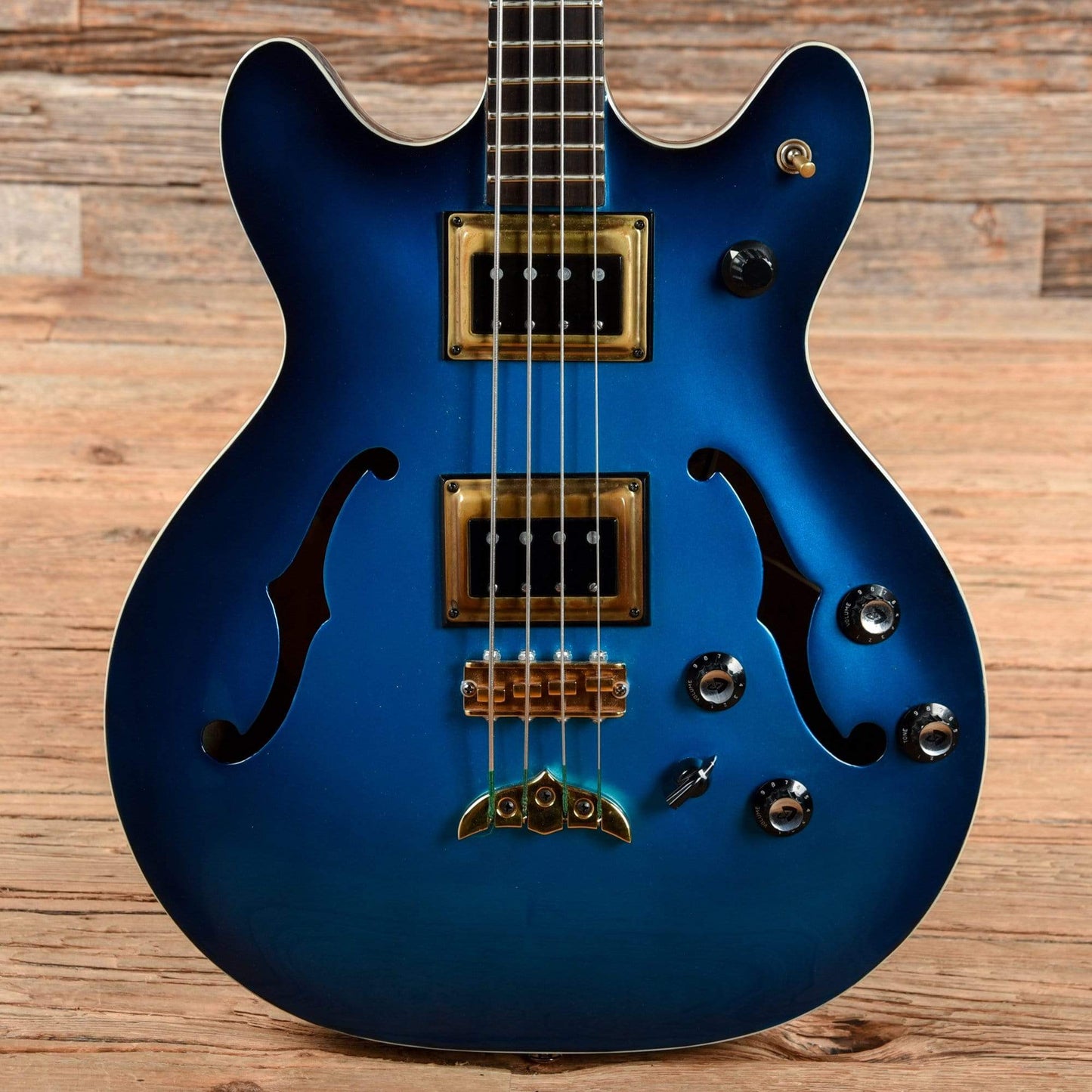 Guild Starfire Bass (Alembicized) Blue Burst 1960s Bass Guitars / Short Scale