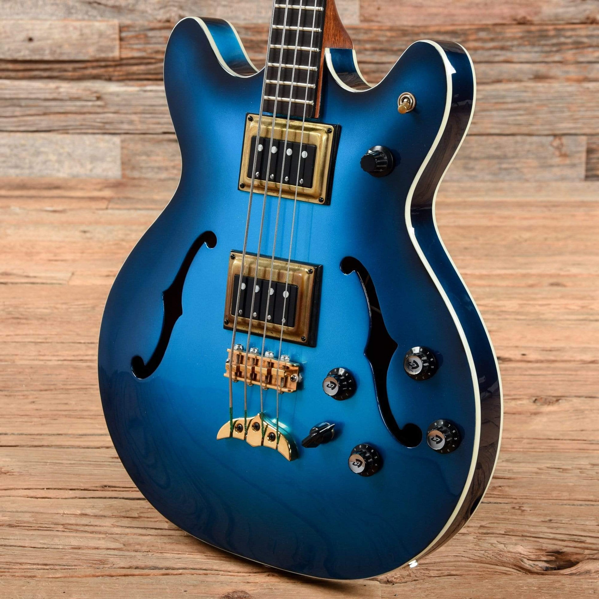 Guild Starfire Bass (Alembicized) Blue Burst 1960s Bass Guitars / Short Scale