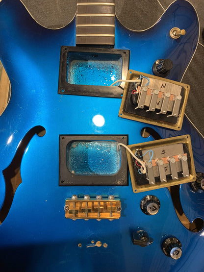 Guild Starfire Bass (Alembicized) Blue Burst 1960s Bass Guitars / Short Scale