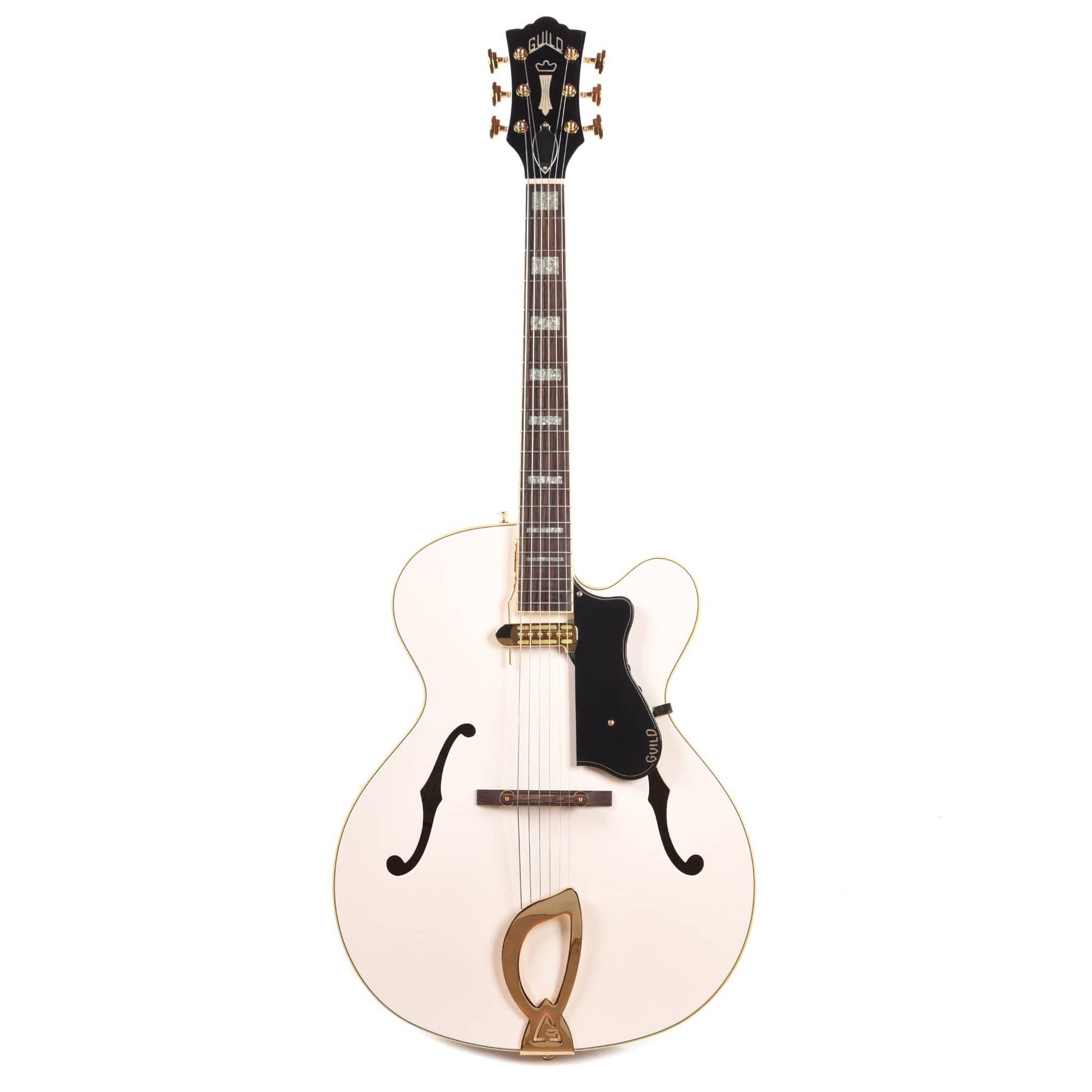 Guild Limited Run A-150 Savoy Special Hollowbody Snowcrest White Electric Guitars / Hollow Body