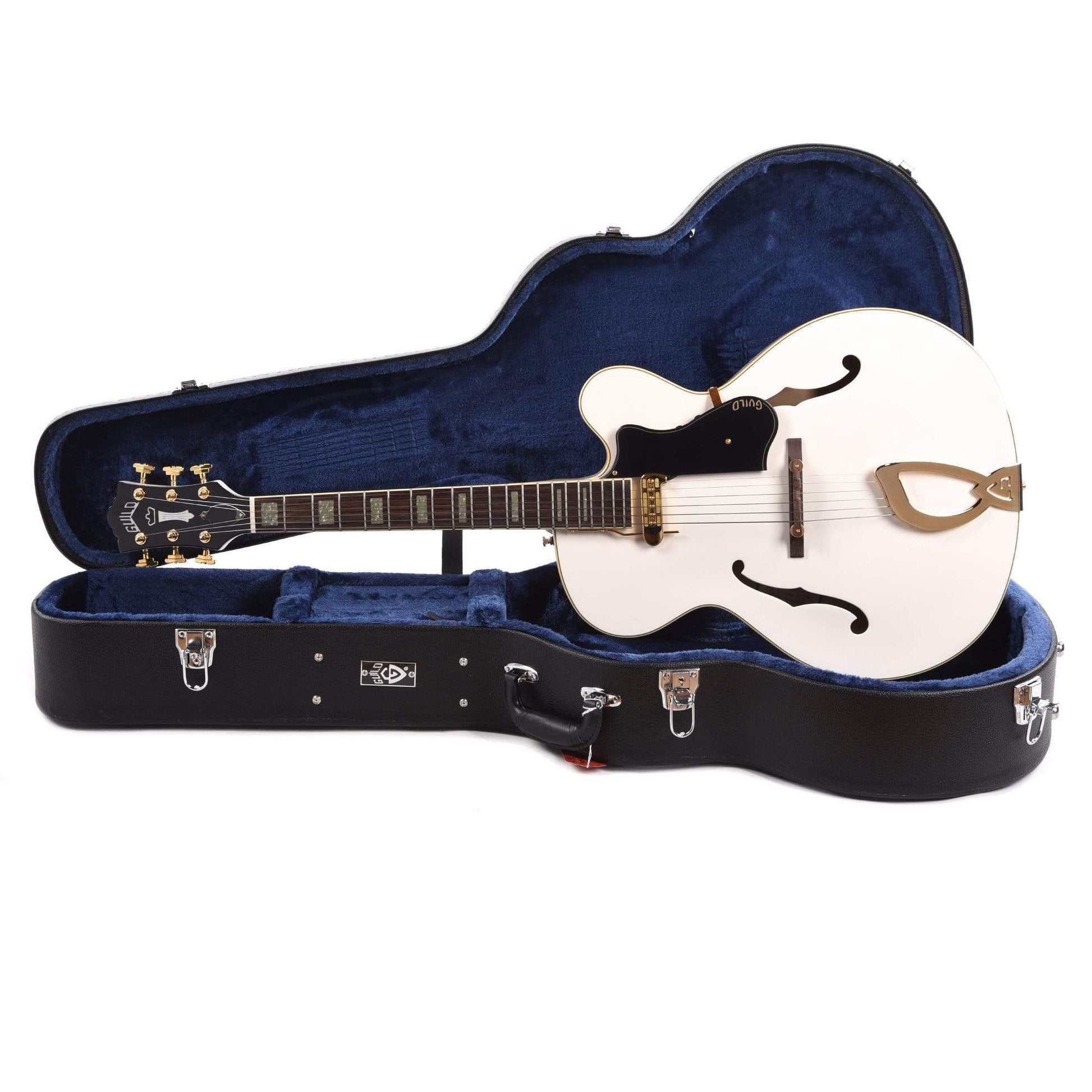 Guild Limited Run A-150 Savoy Special Hollowbody Snowcrest White Electric Guitars / Hollow Body