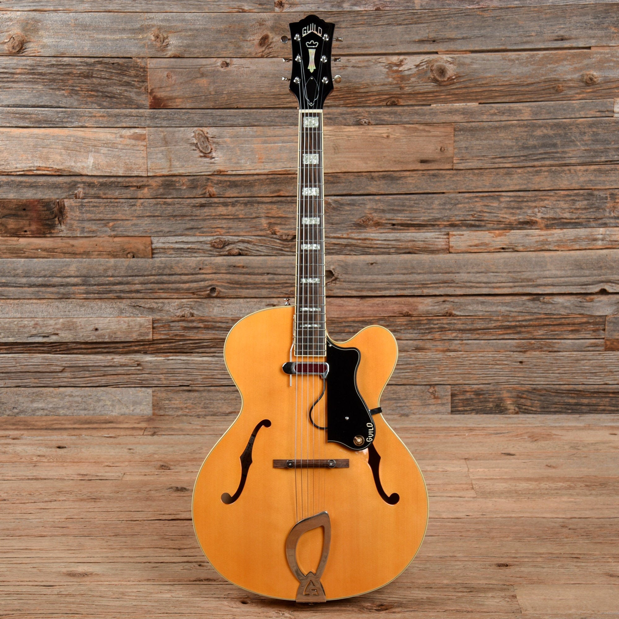 Guild Newark St. Collection A-150 Savoy Blonde Electric Guitars / Hollow Body