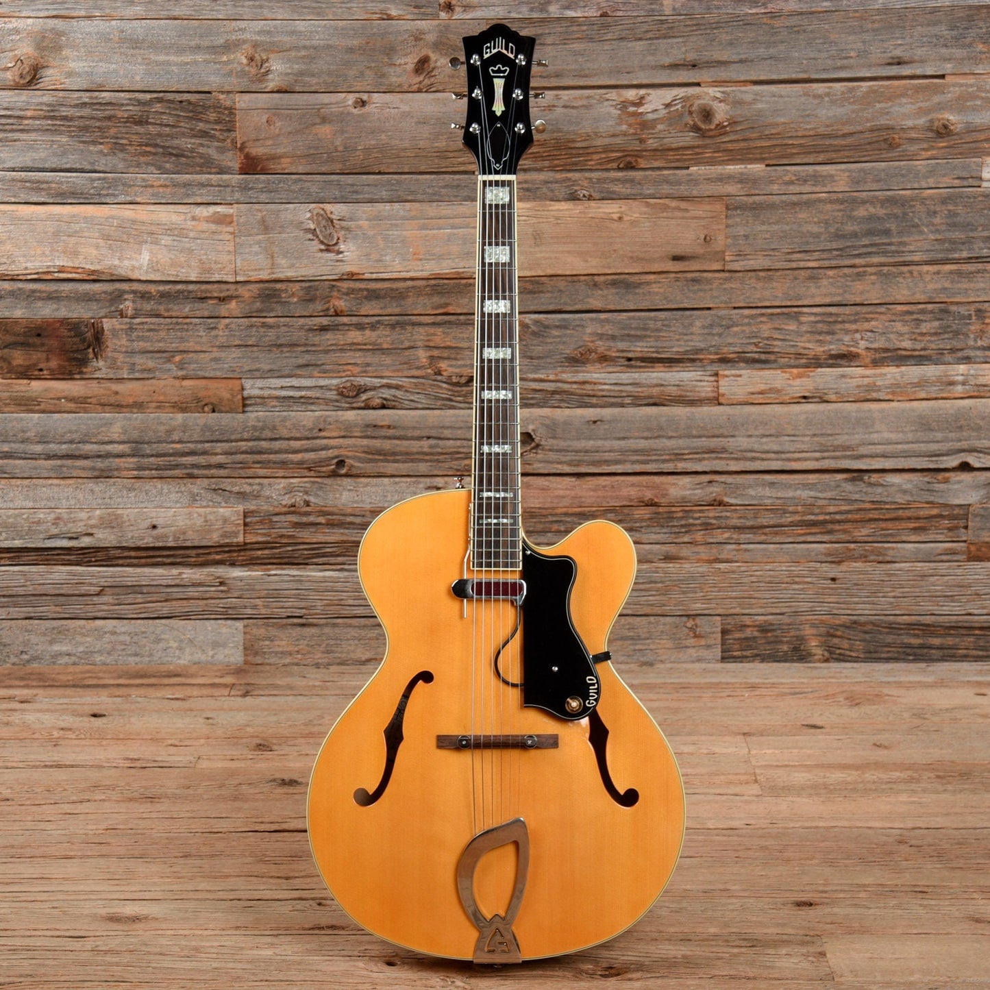 Guild Newark St. Collection A-150 Savoy Blonde Electric Guitars / Hollow Body