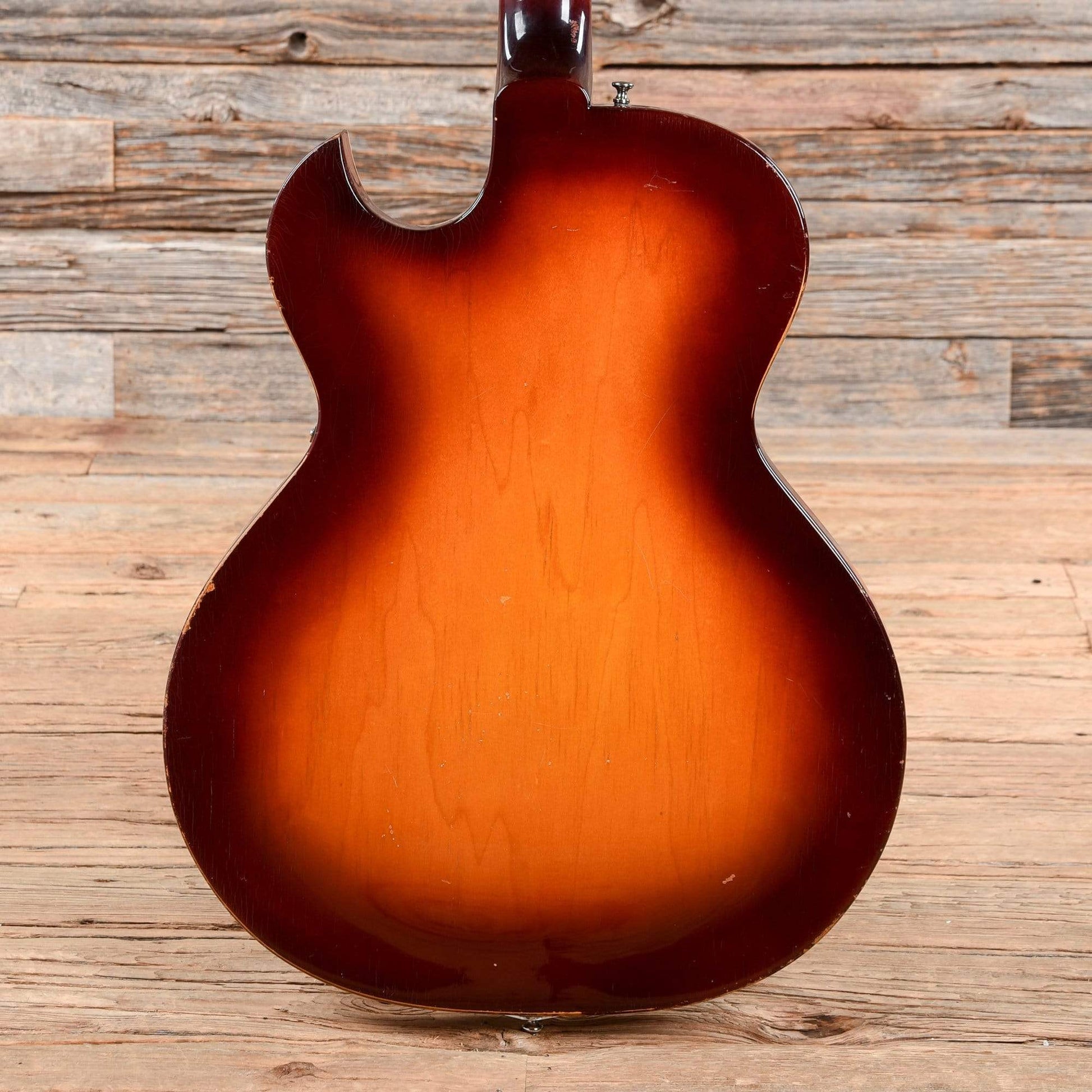 Guild T-100 Slim Jim Sunburst 1960s Electric Guitars / Hollow Body