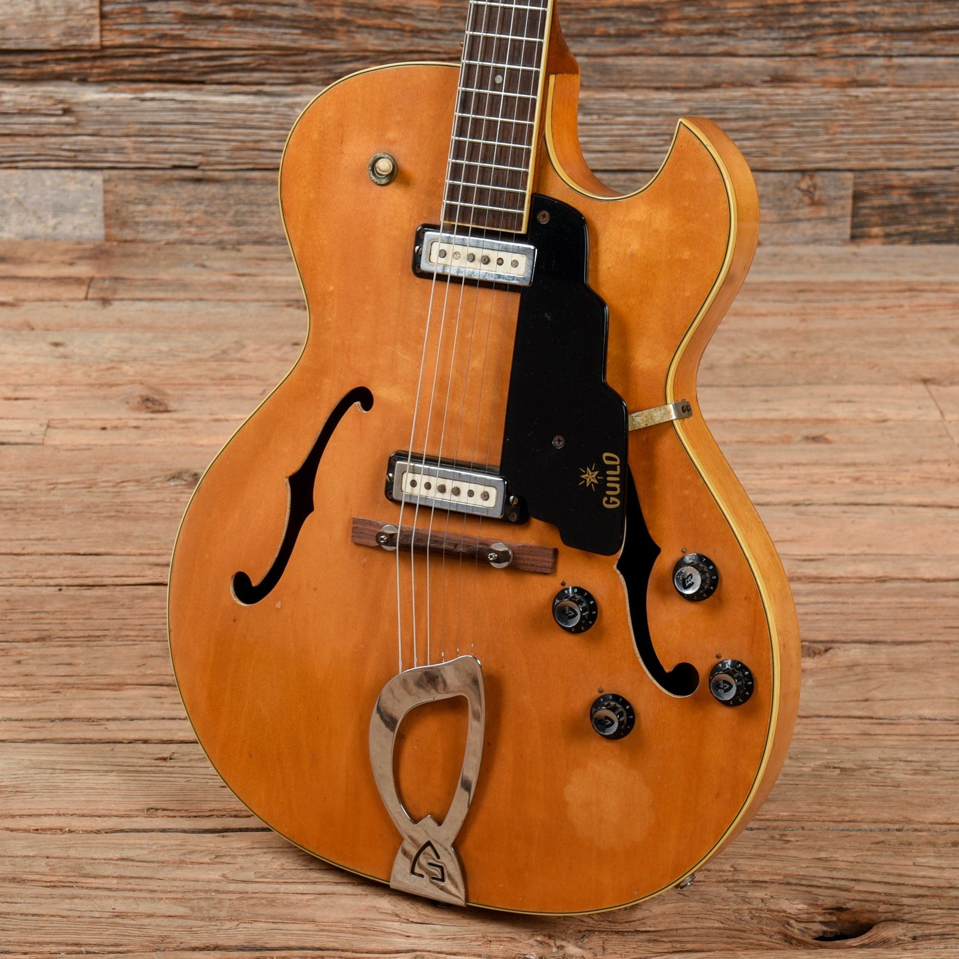 Guild T-100D Slim Jim Blonde 1966 Electric Guitars / Hollow Body