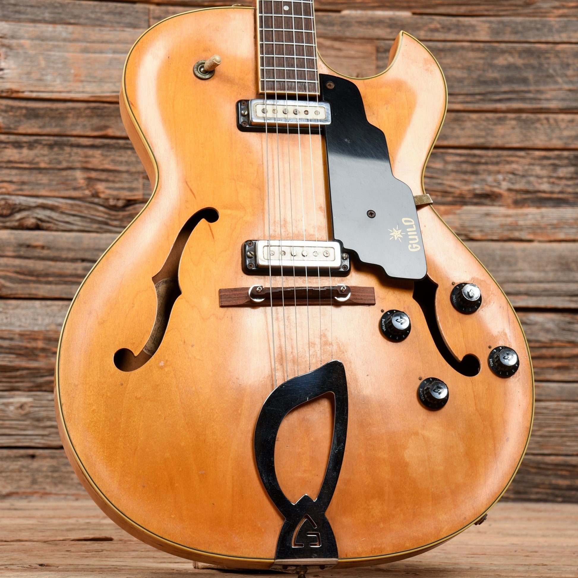 Guild T-100D Slim Jim Blonde 1966 Electric Guitars / Hollow Body