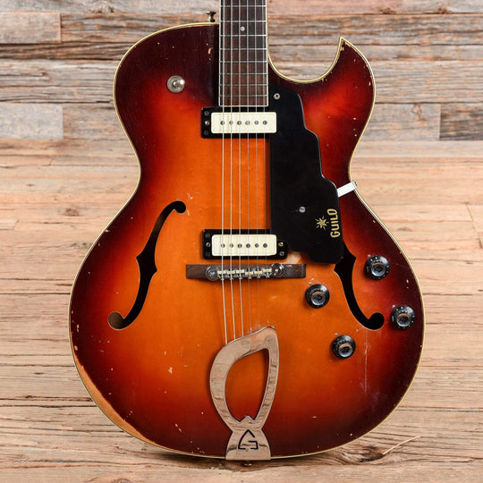 Guild T-100D Slim Jim Sunburst 1965 Electric Guitars / Hollow Body