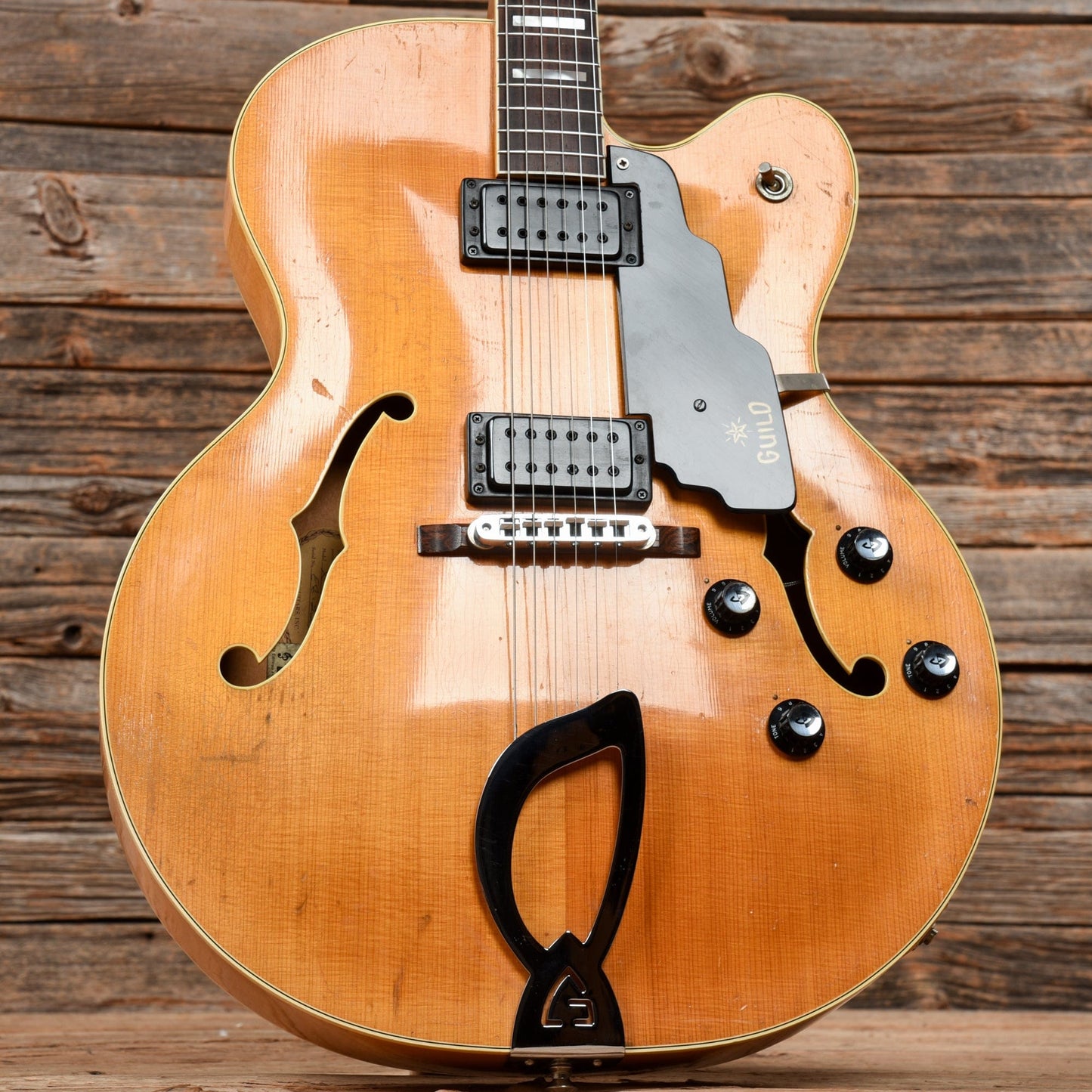 Guild X-175 Natural 1967 Electric Guitars / Hollow Body