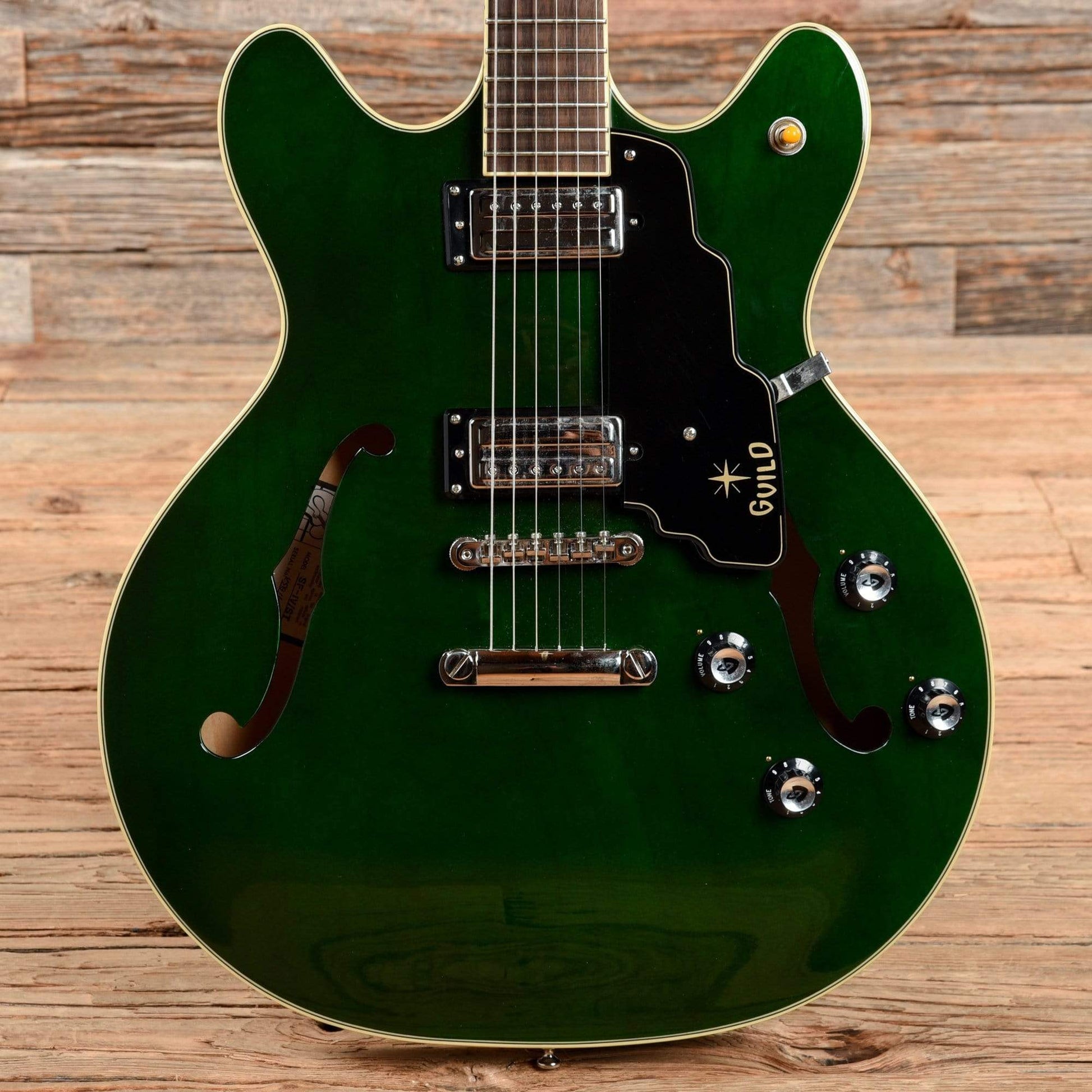 Guild Newark St. Collection Starfire IV Emerald Green 2017 Electric Guitars / Semi-Hollow