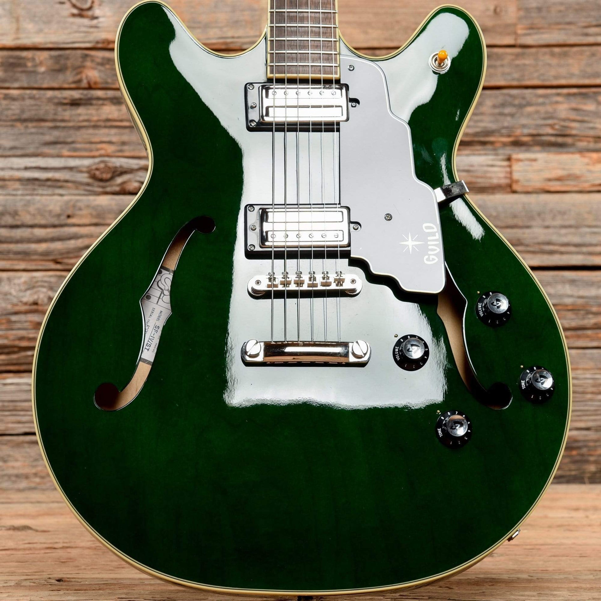 Guild Newark St. Collection Starfire IV Emerald Green 2017 Electric Guitars / Semi-Hollow