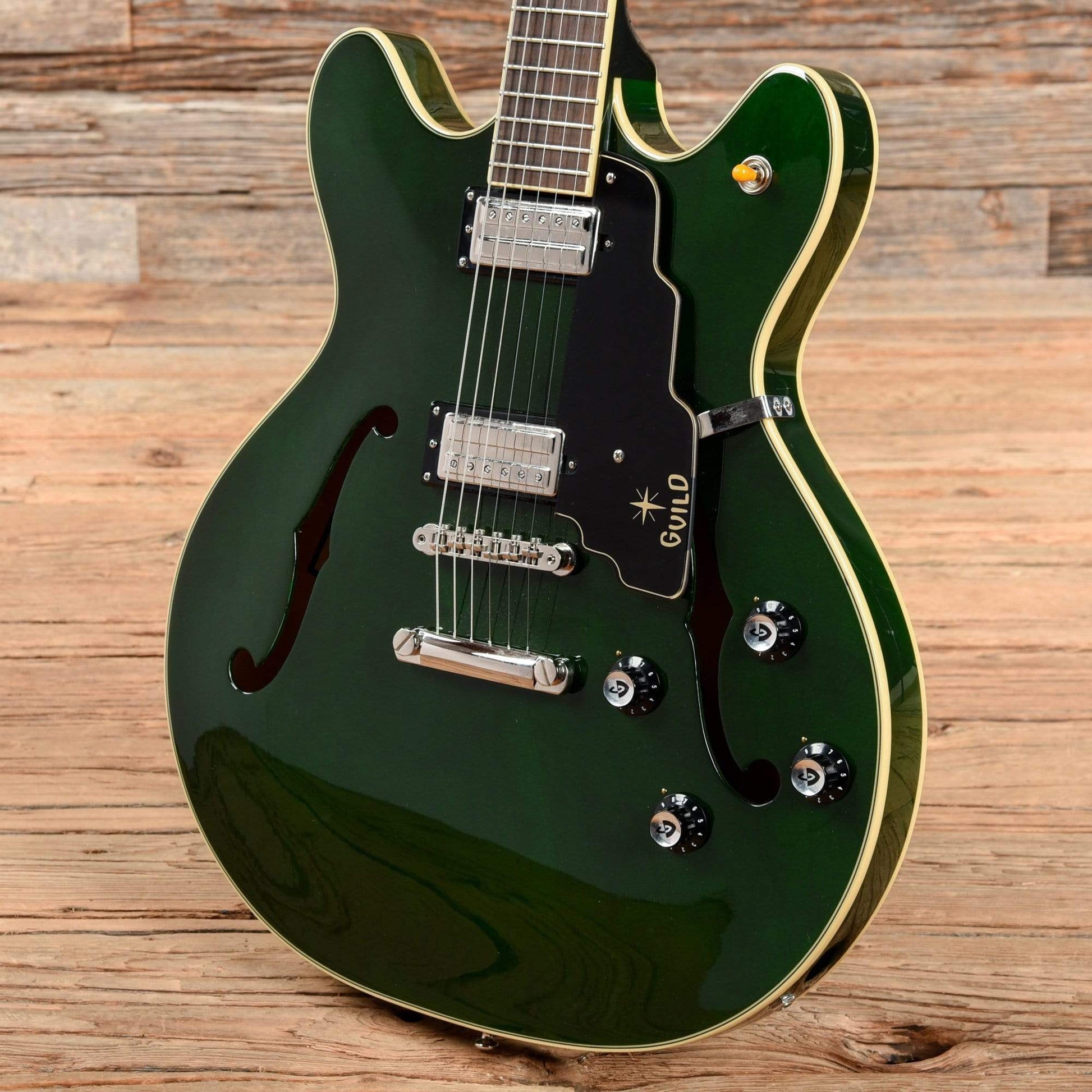 Guild Newark St. Collection Starfire IV Emerald Green 2017 Electric Guitars / Semi-Hollow
