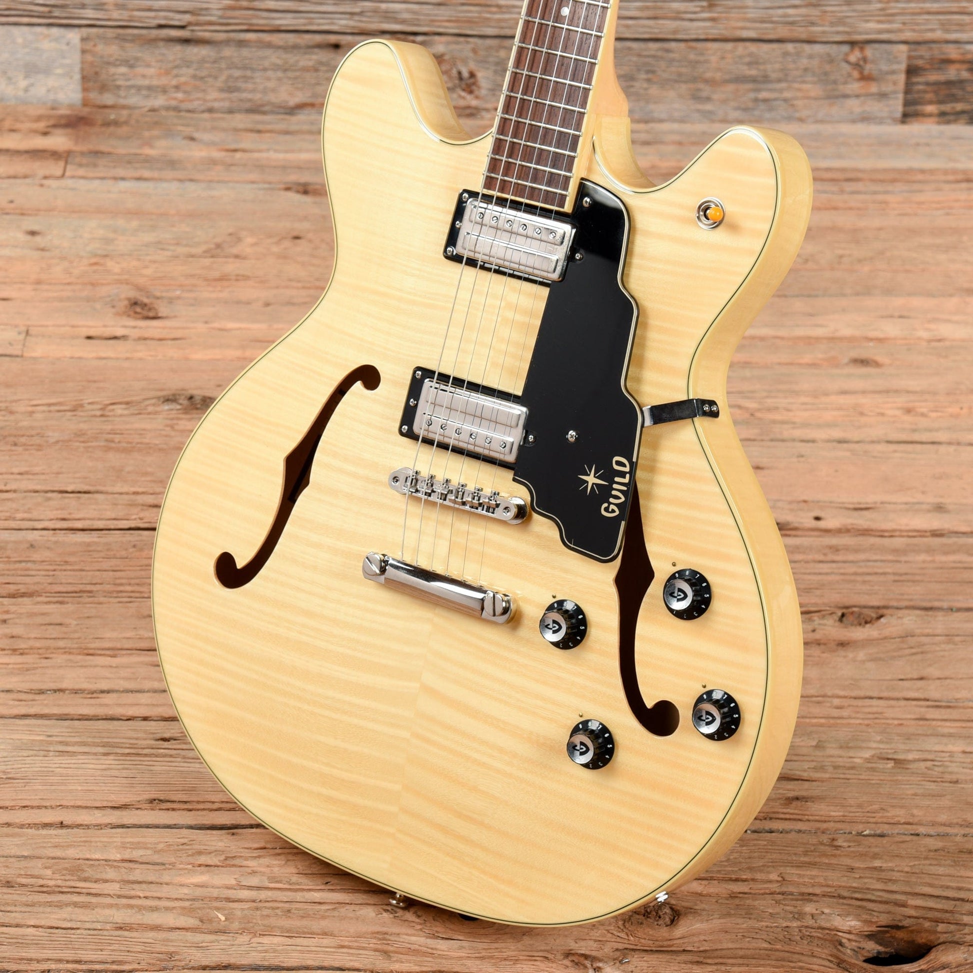 Guild Newark St. Collection Starfire IV ST Natural Electric Guitars / Semi-Hollow