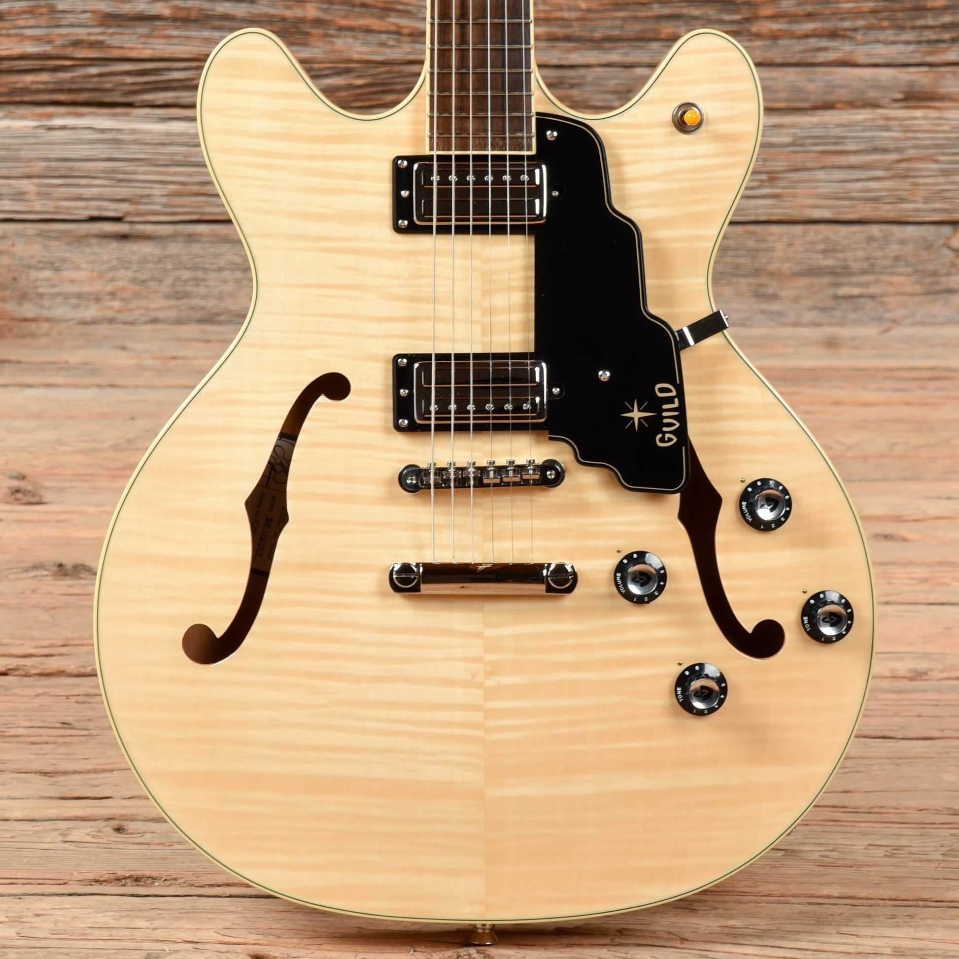 Guild Newark St. Collection Starfire IV ST Natural Electric Guitars / Semi-Hollow