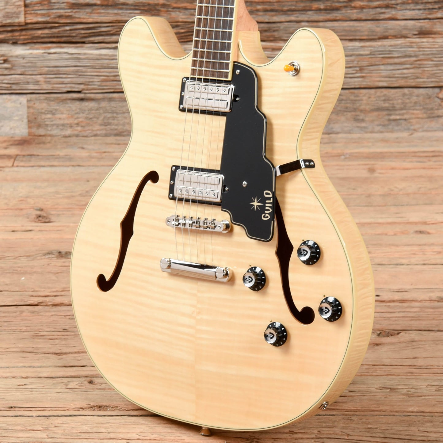 Guild Newark St. Collection Starfire IV ST Natural Electric Guitars / Semi-Hollow