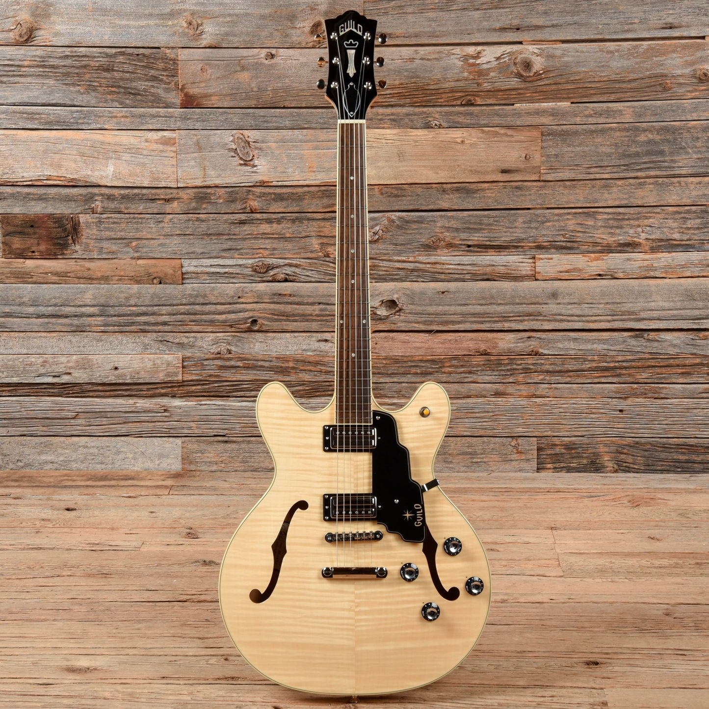 Guild Newark St. Collection Starfire IV ST Natural Electric Guitars / Semi-Hollow