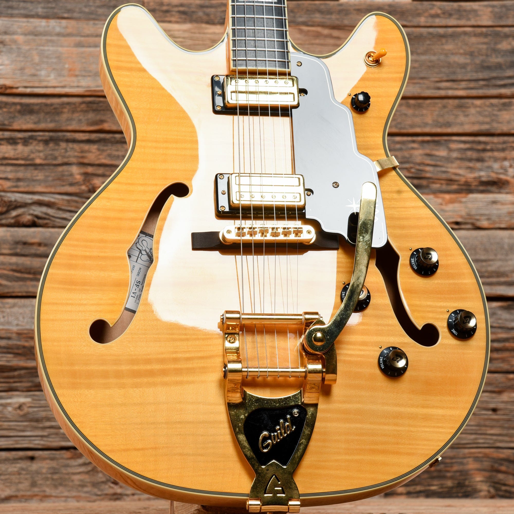 Guild Newark St. Collection Starfire VI Natural 2016 Electric Guitars / Semi-Hollow