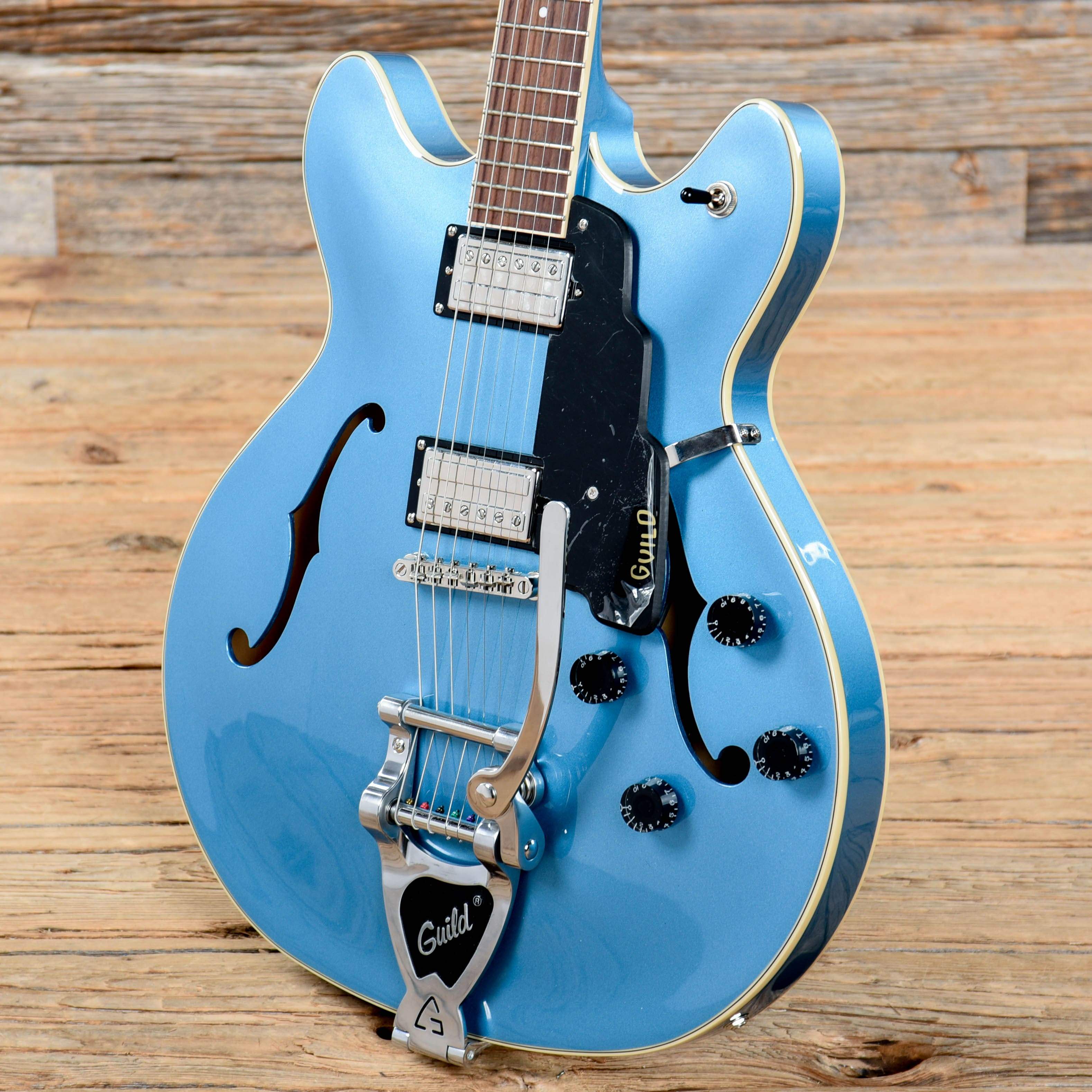 Guild Starfire I DC Pelham Blue w/Guild Vibrato Tailpiece Electric Guitars / Semi-Hollow