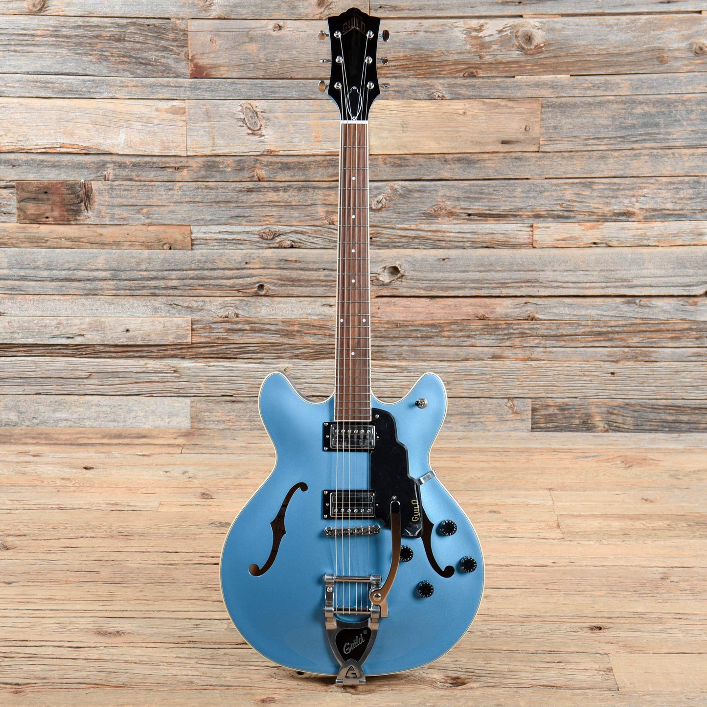 Guild Starfire I DC Pelham Blue w/Guild Vibrato Tailpiece Electric Guitars / Semi-Hollow