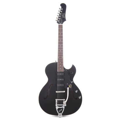 Guild Starfire I Jet 90 Satin Black w/Guild Vibrato Tailpiece Electric Guitars / Semi-Hollow