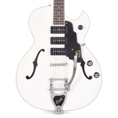 Guild Starfire I Jet 90 Satin White w/Guild Vibrato Tailpiece Electric Guitars / Semi-Hollow