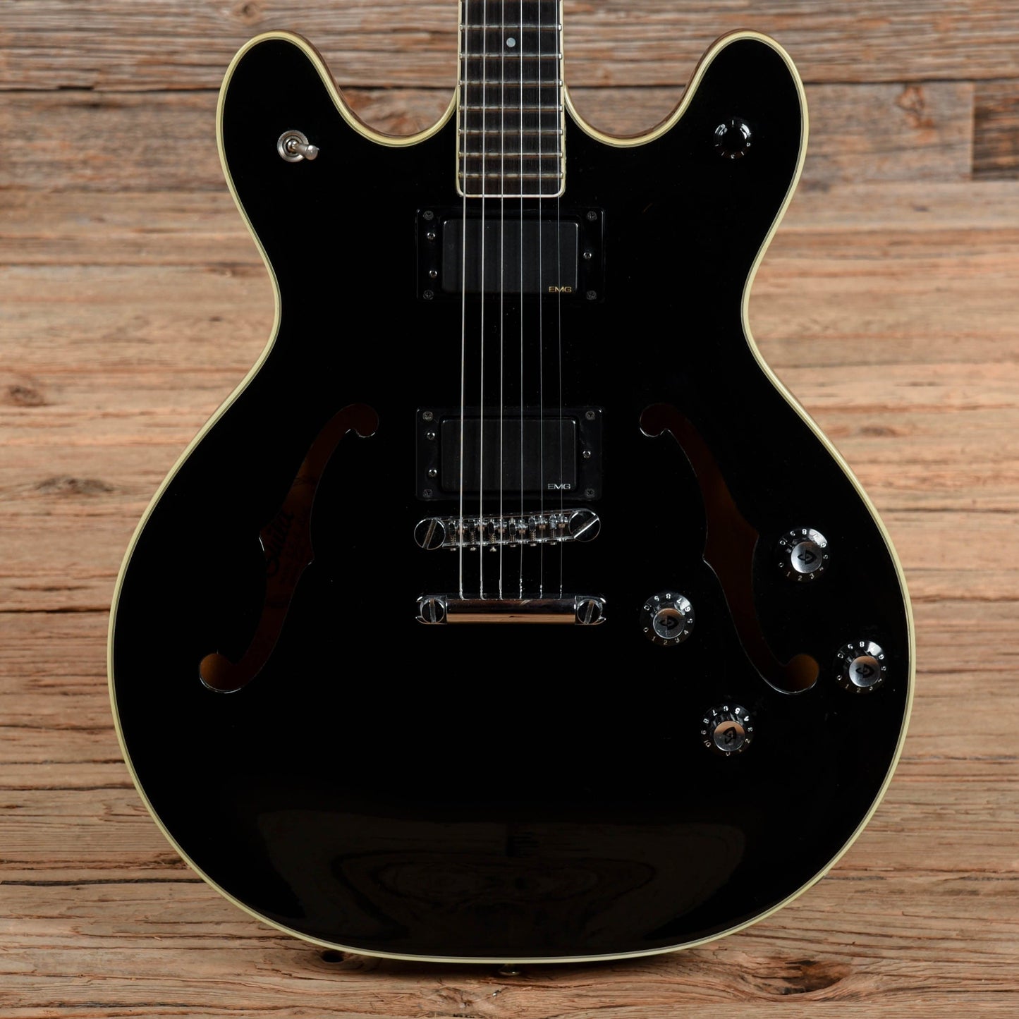Guild Starfire IV Black 1984 Electric Guitars / Semi-Hollow