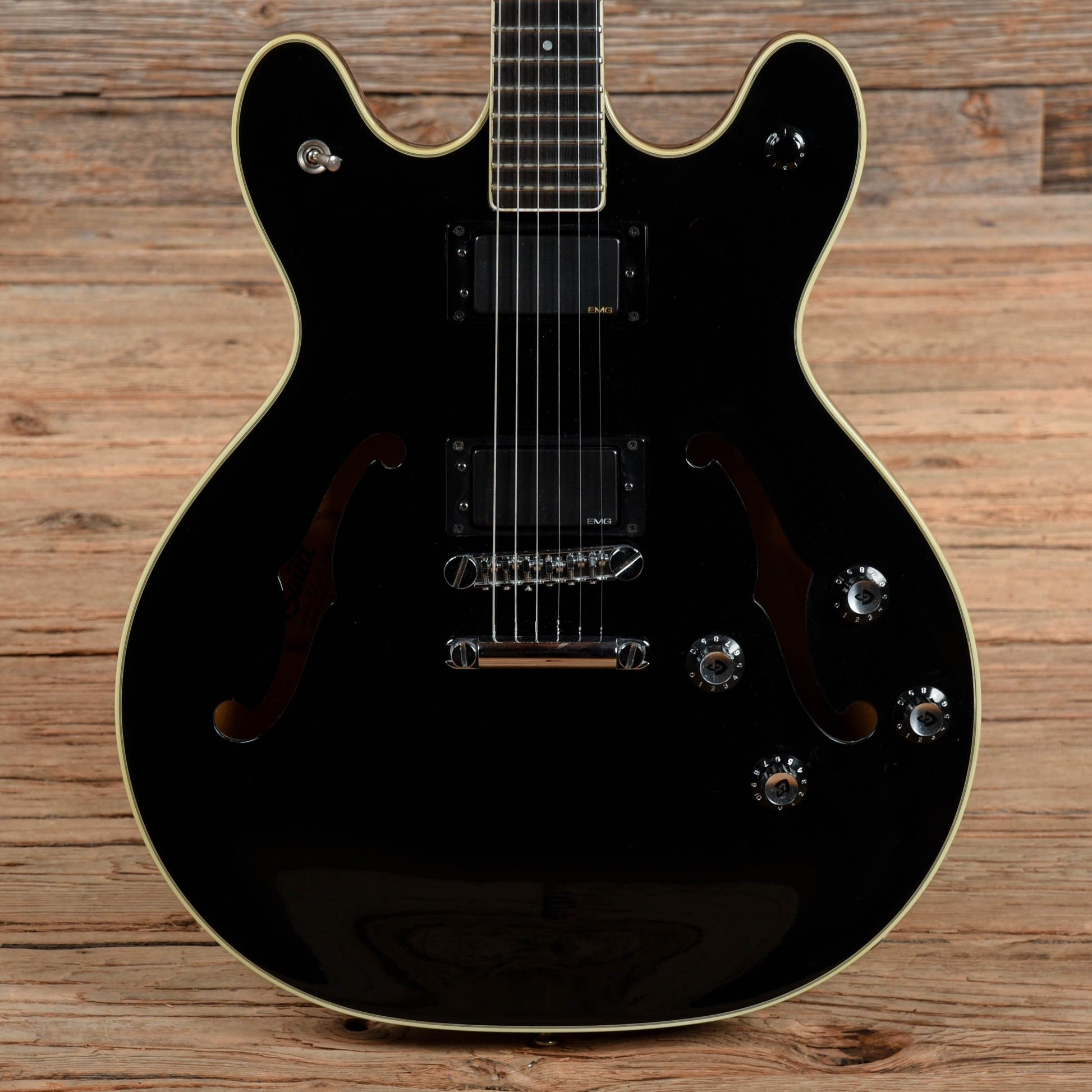 Guild Starfire IV Black 1984 Electric Guitars / Semi-Hollow