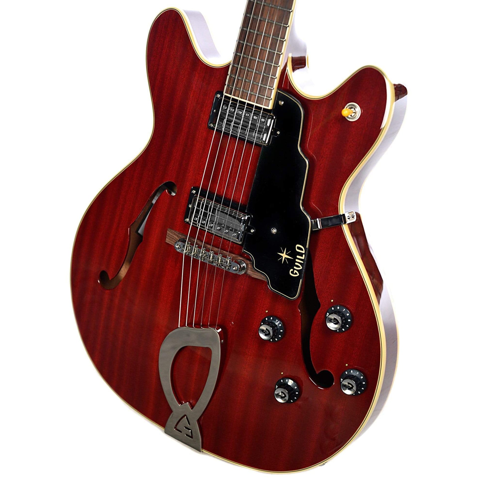 Guild Starfire IV Cherry Electric Guitars / Semi-Hollow
