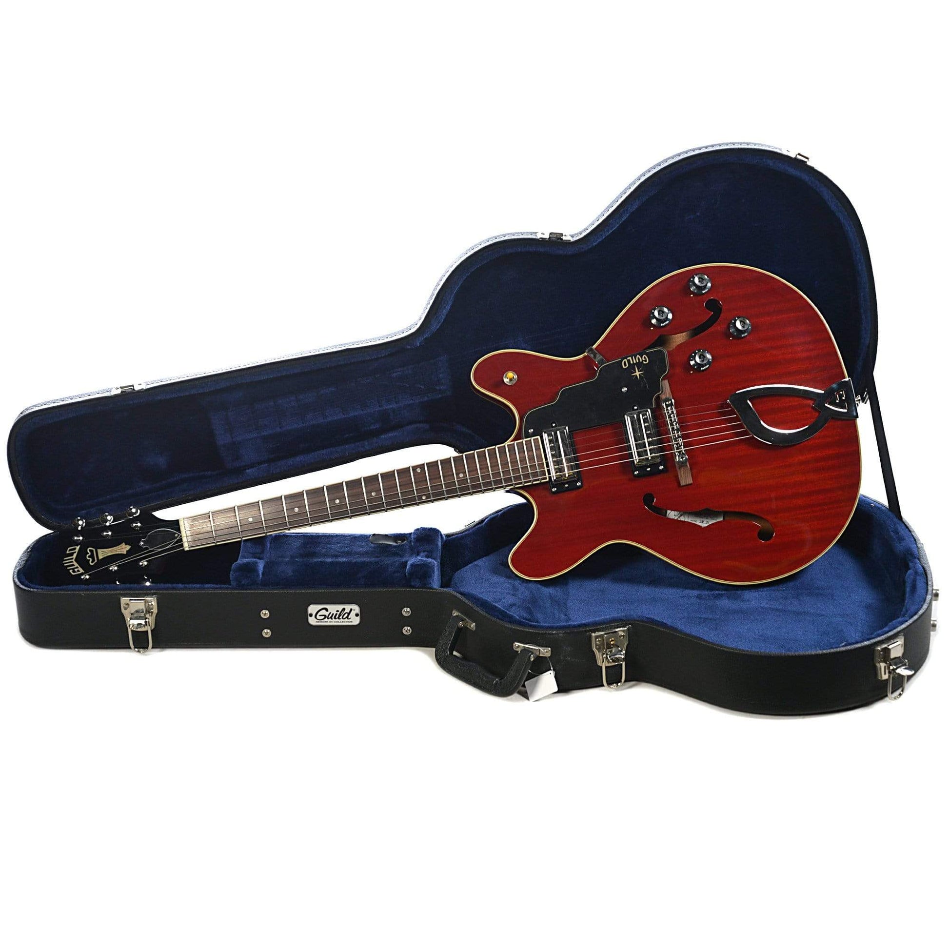 Guild Starfire IV Cherry Electric Guitars / Semi-Hollow