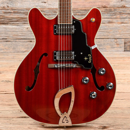 Guild Starfire IV ST Cherry Electric Guitars / Semi-Hollow