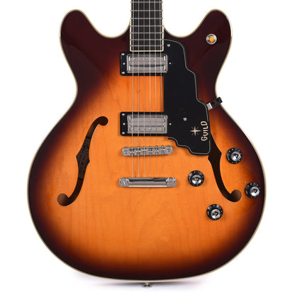 Guild Starfire IV ST Newark Antique Burst Electric Guitars / Semi-Hollow