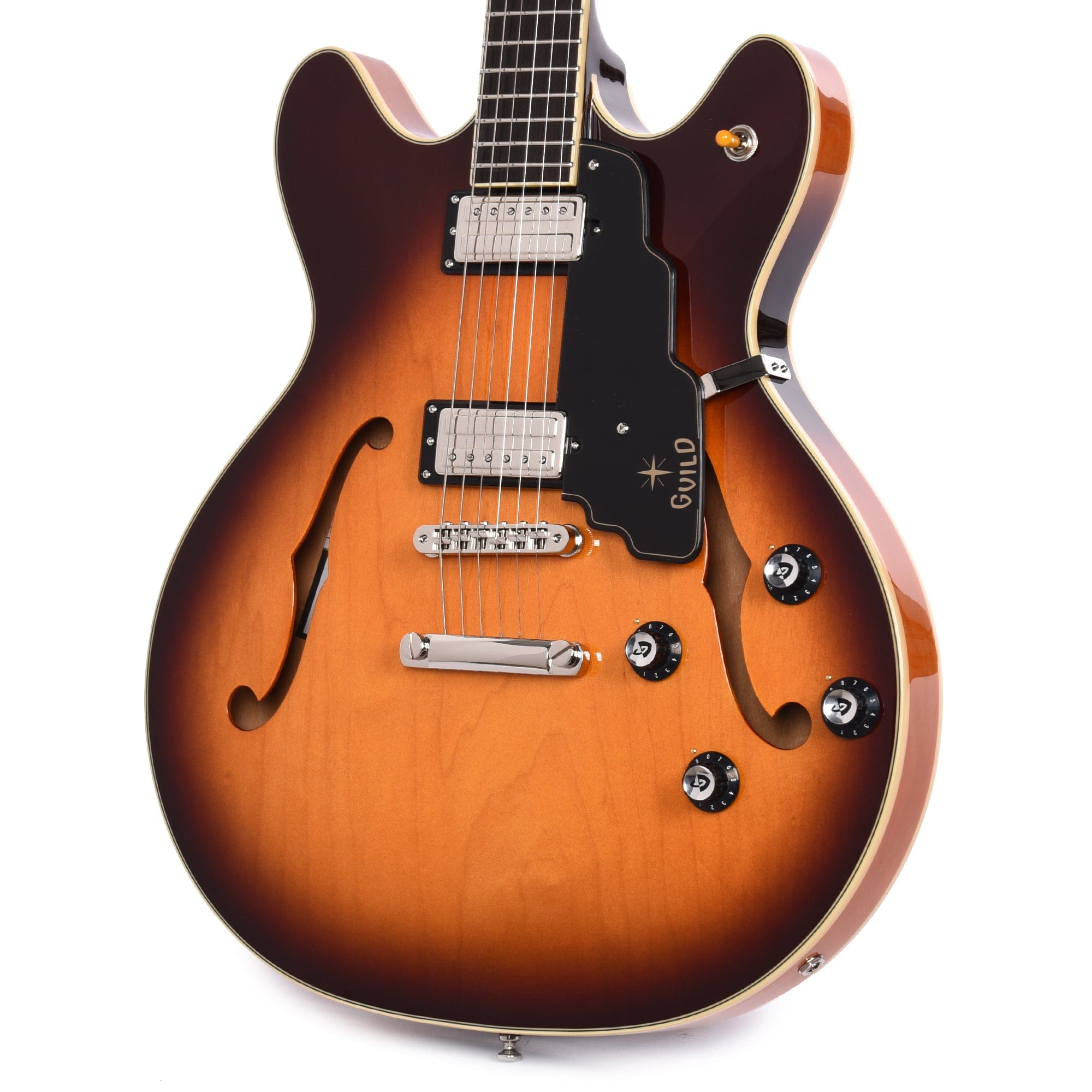 Guild Starfire IV ST Newark Antique Burst Electric Guitars / Semi-Hollow