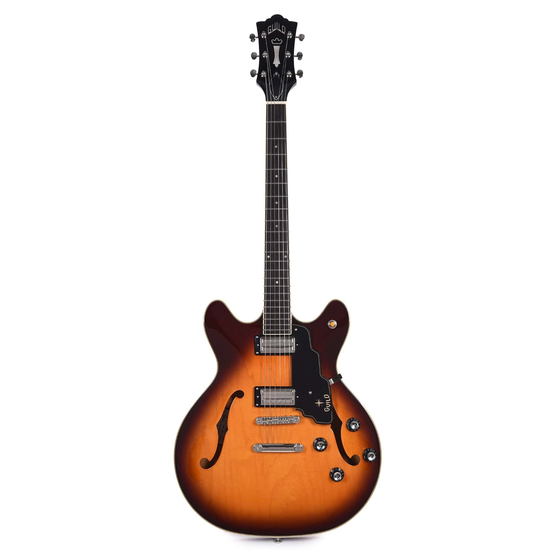 Guild Starfire IV ST Newark Antique Burst Electric Guitars / Semi-Hollow
