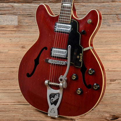 Guild Starfire V Cherry 1967 Electric Guitars / Semi-Hollow