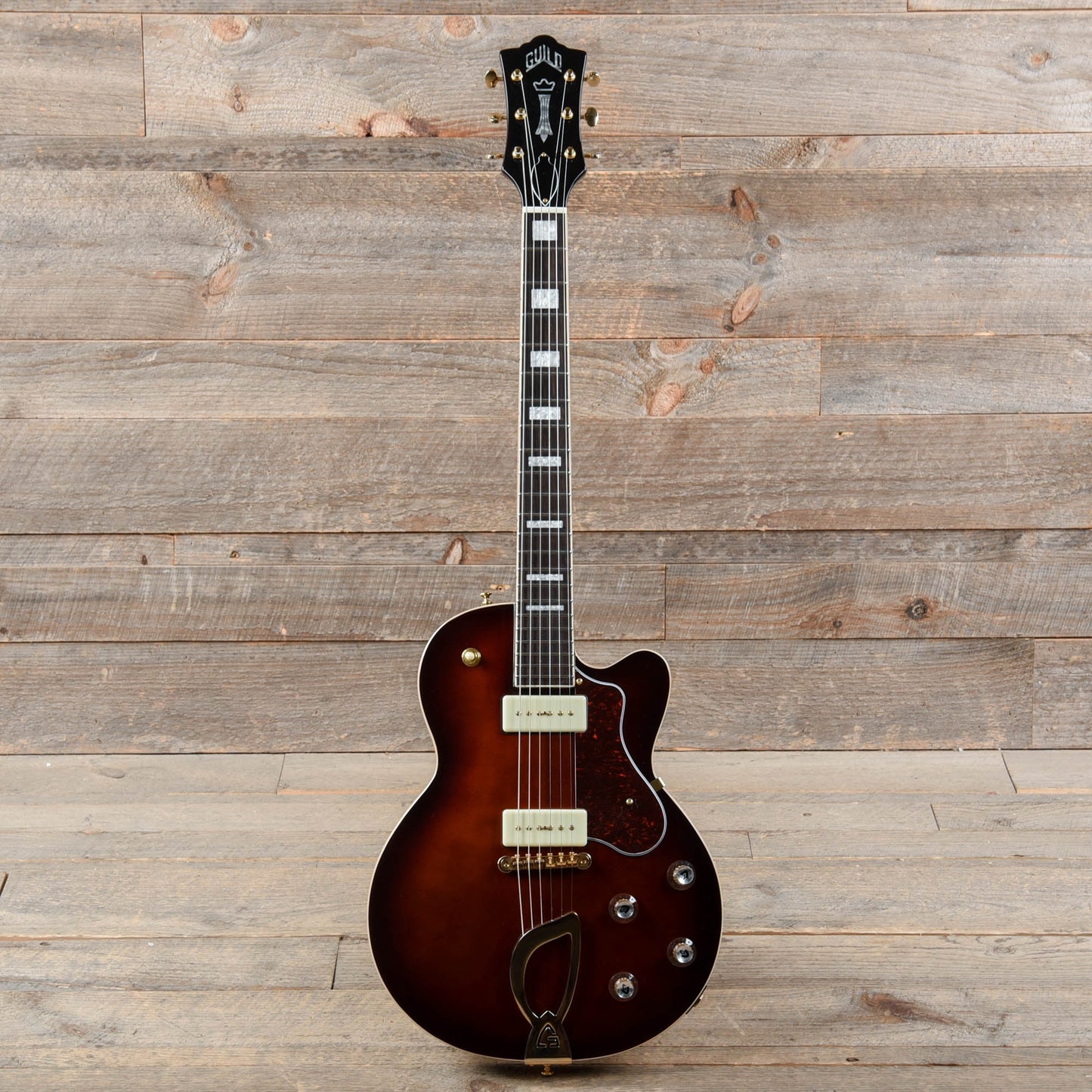 Guild Aristocrat P90 Vintage Sunburst Electric Guitars / Solid Body