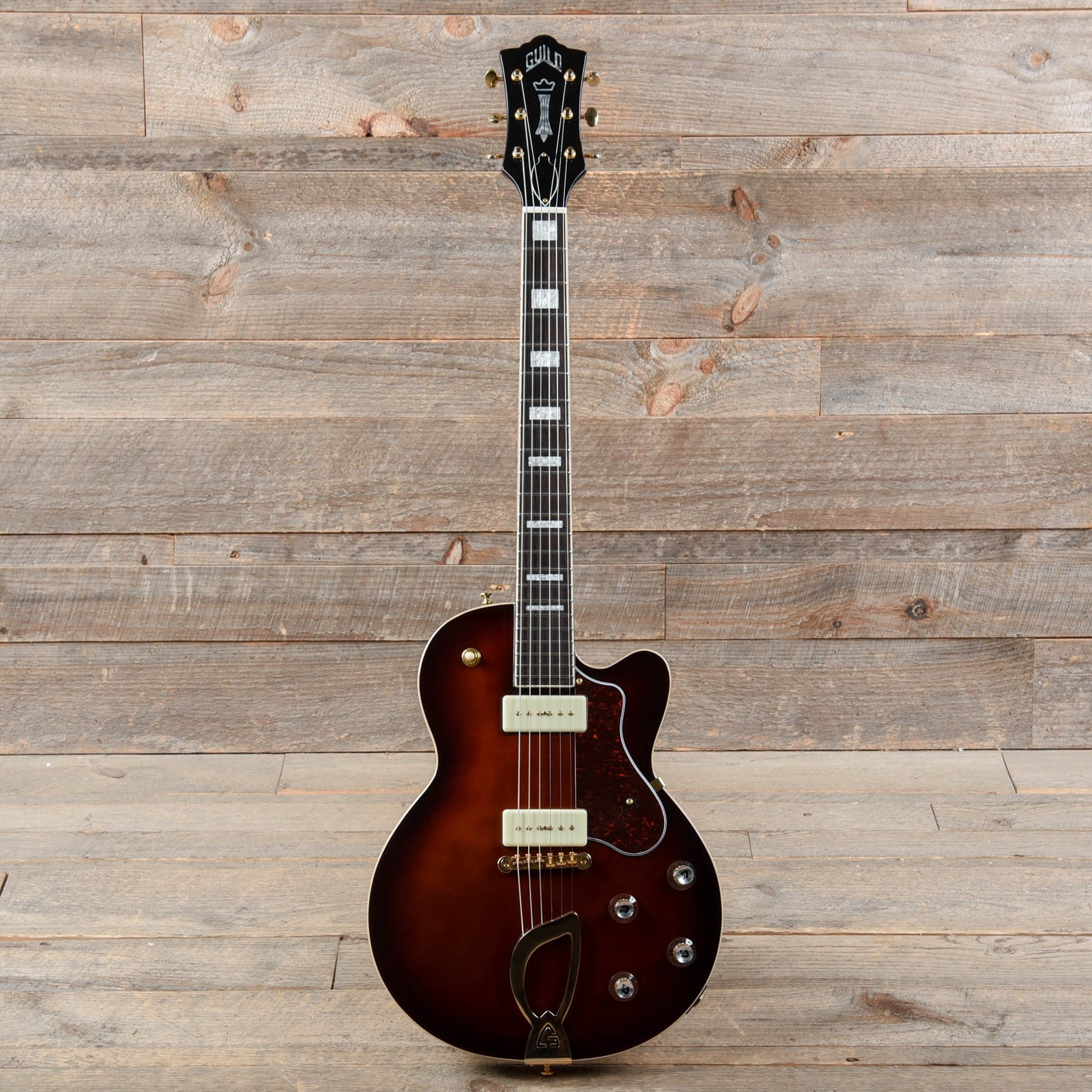 Guild Aristocrat P90 Vintage Sunburst Electric Guitars / Solid Body