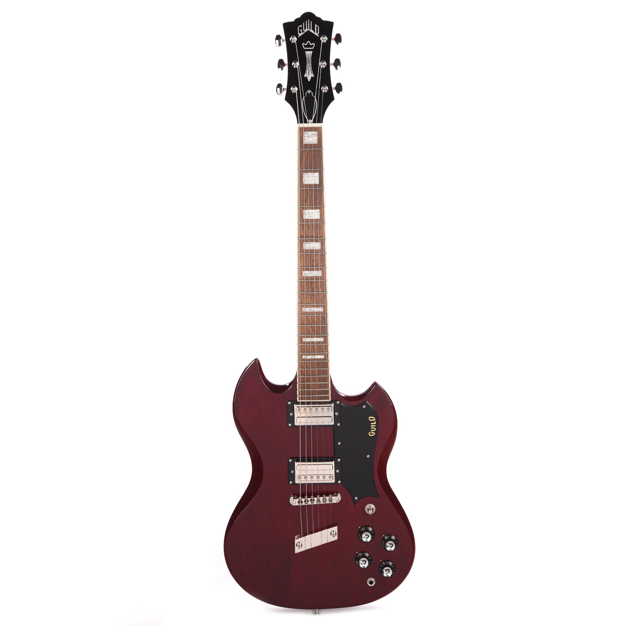 Guild Polara Deluxe Cherry Red Electric Guitars / Solid Body