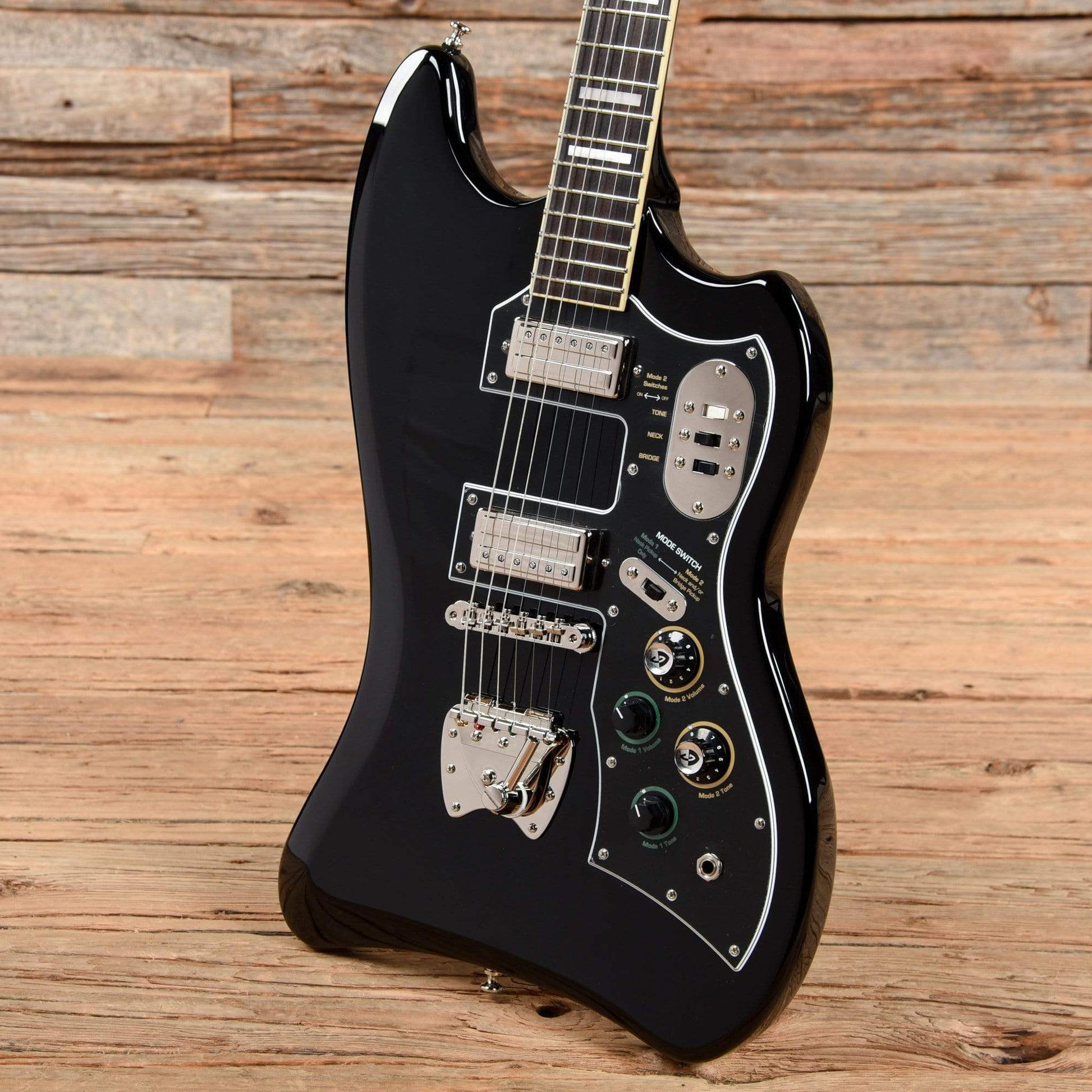 Guild S-200 T-Bird Black Electric Guitars / Solid Body