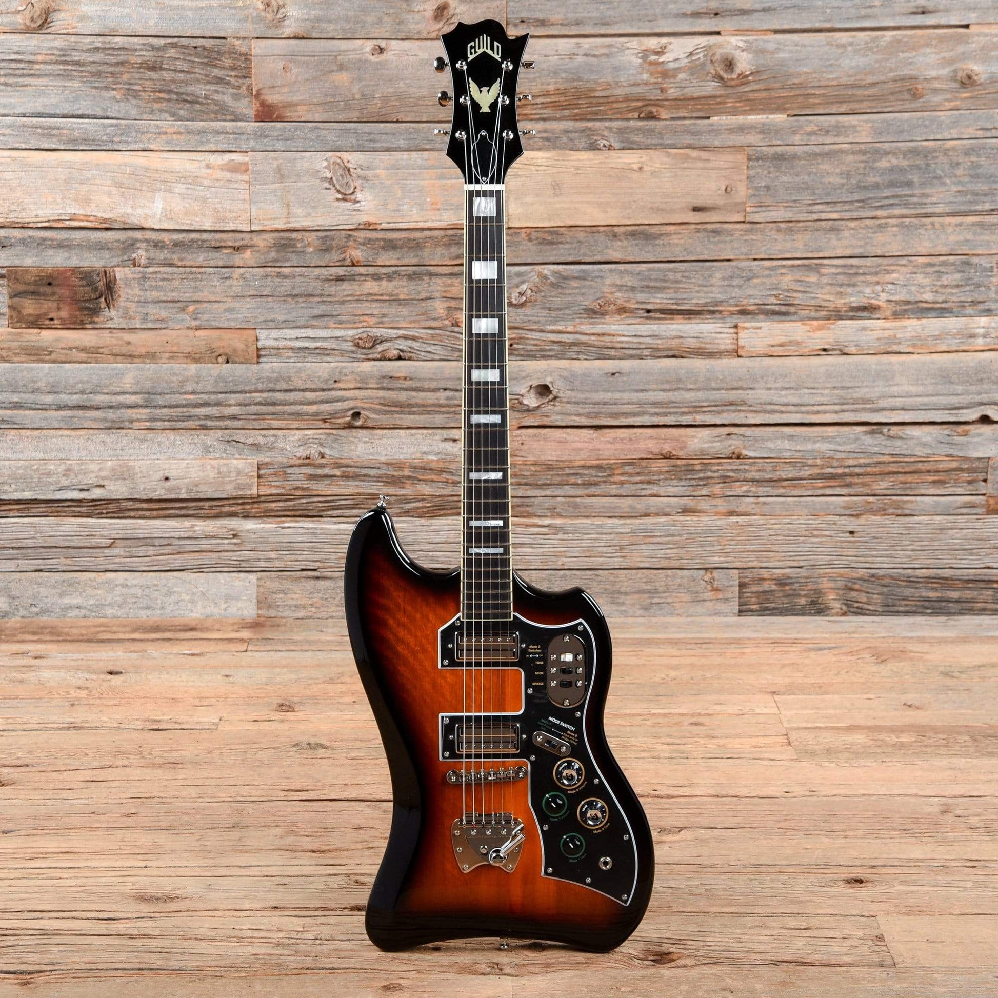 Guild S-200 T-Bird Reissue Sunburst Electric Guitars / Solid Body
