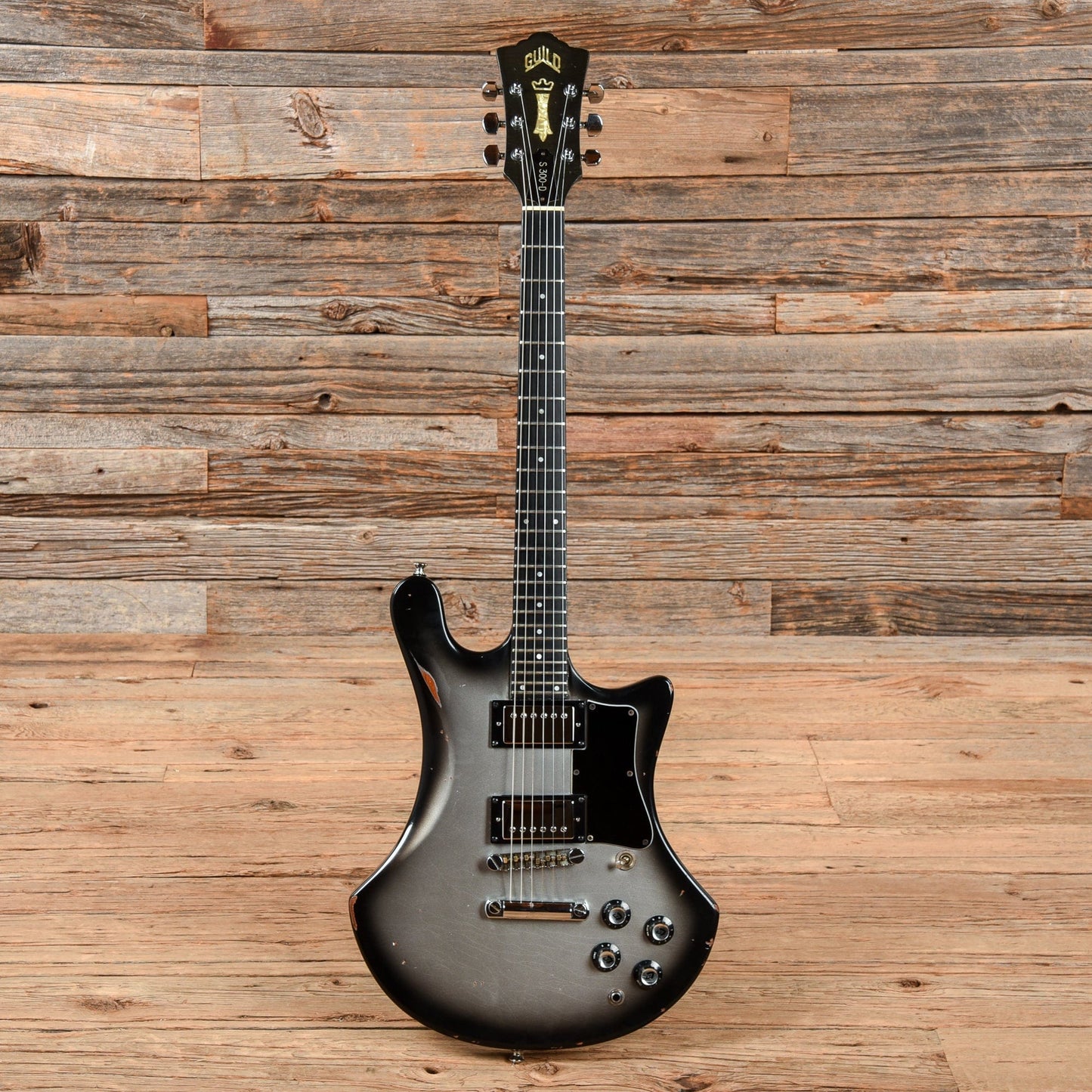 Guild S-300 Silverburst Refin 1970s Electric Guitars / Solid Body