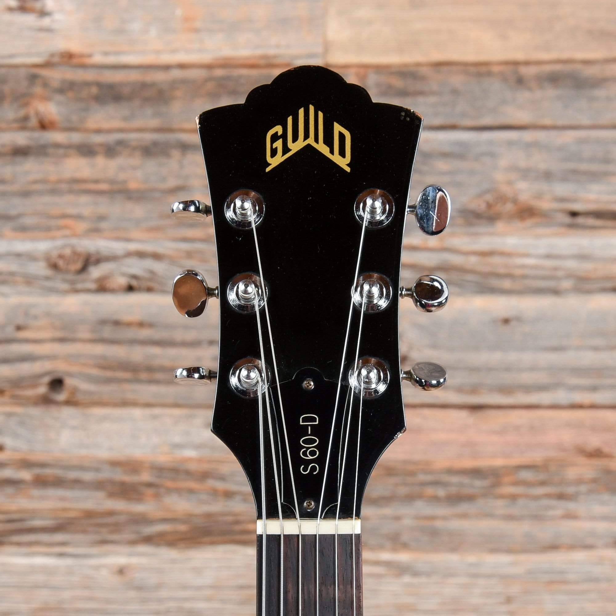 Guild S60d Guild S60-D Black 1980 – Chicago Music Exchange