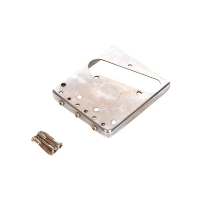 GuitarSlinger Tele Bridge Aged Brass Saddles Parts / Guitar Parts / Bridges