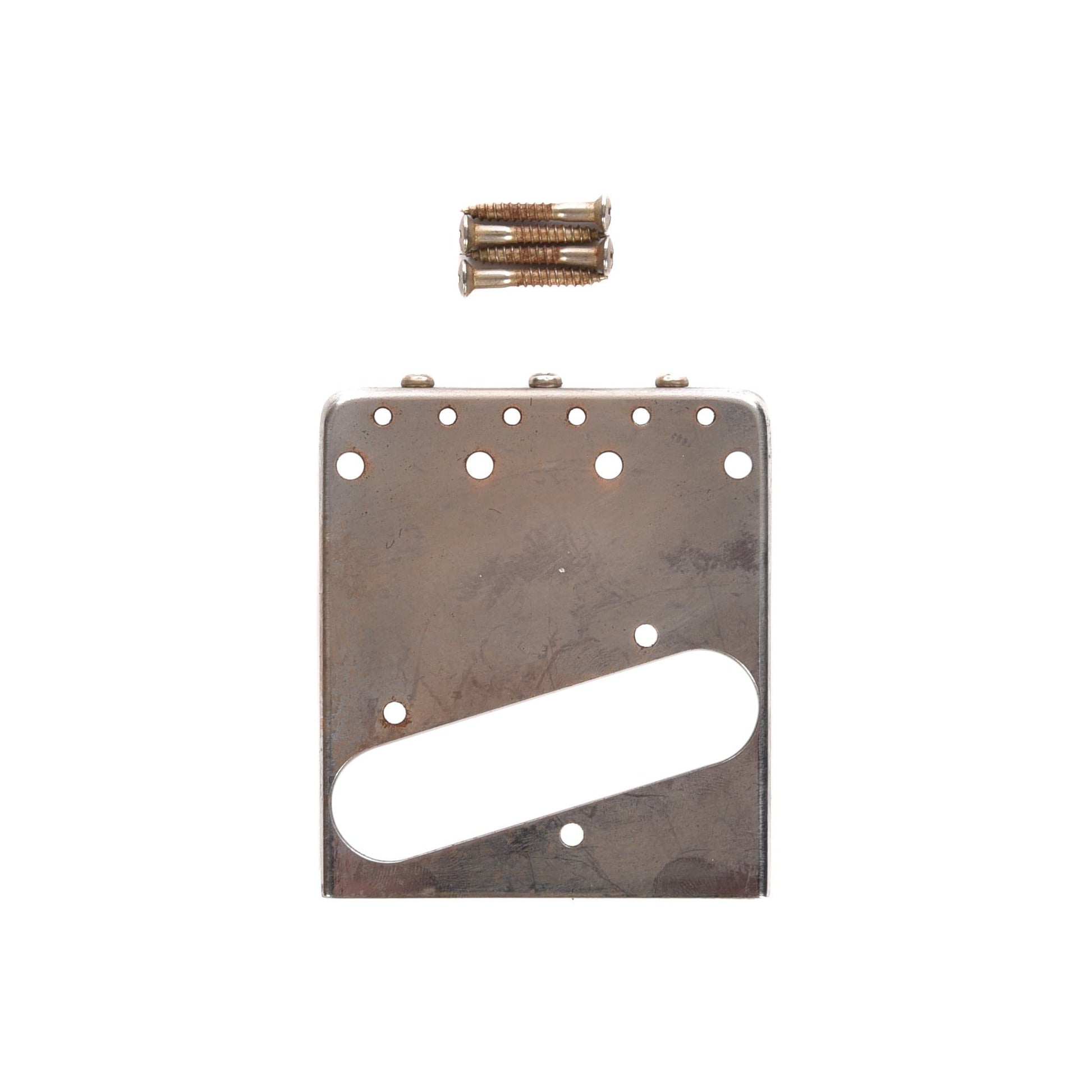 GuitarSlinger Tele Bridge Aged Brass Saddles Parts / Guitar Parts / Bridges