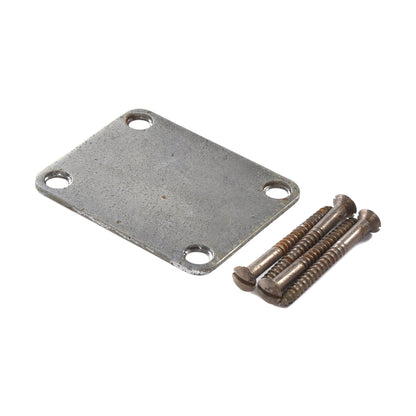 GuitarSlinger 50s Tele Aged Neck Plate Parts / Guitar Parts / Necks