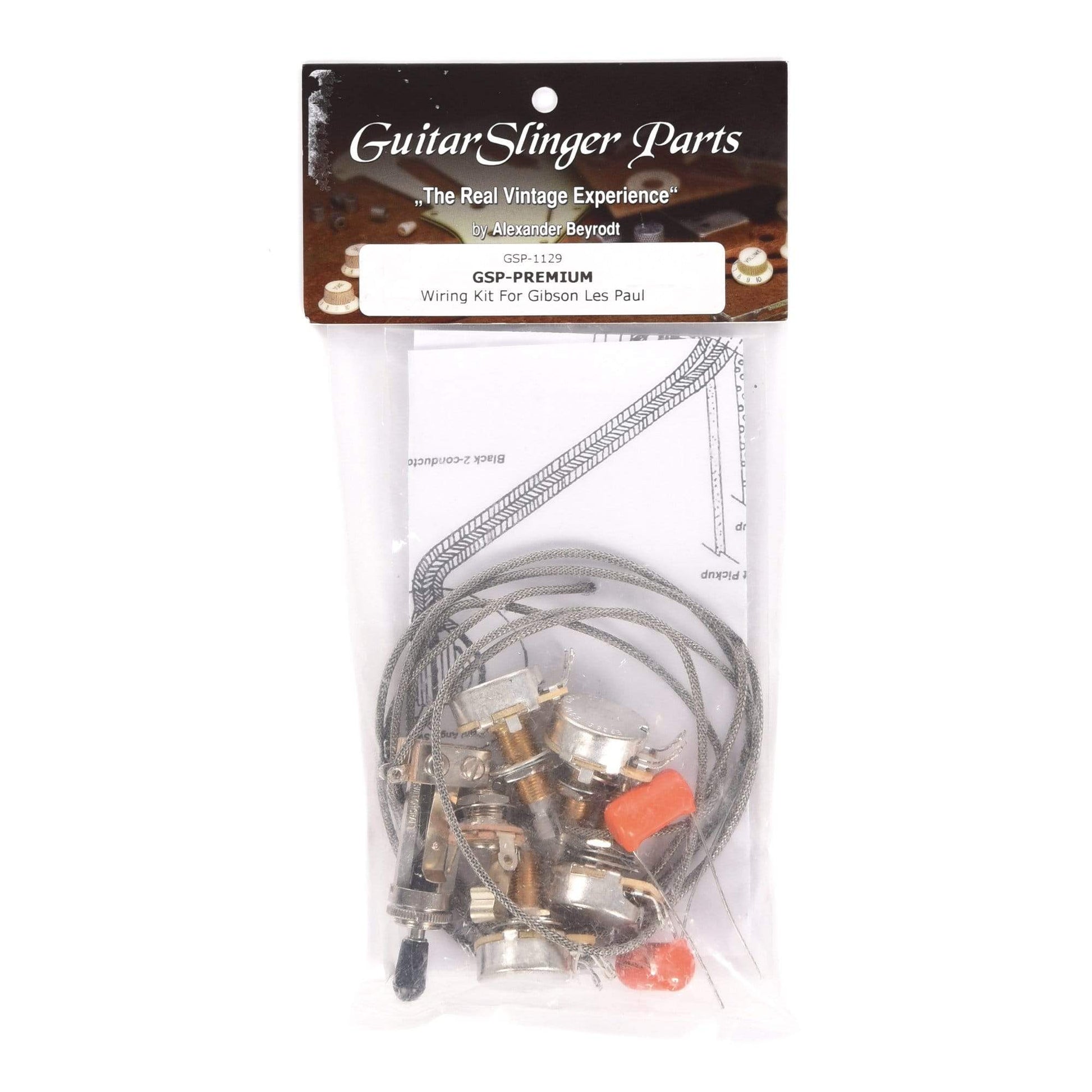 GuitarSlinger Premium LP Wiring Kit Parts / Guitar Pickups
