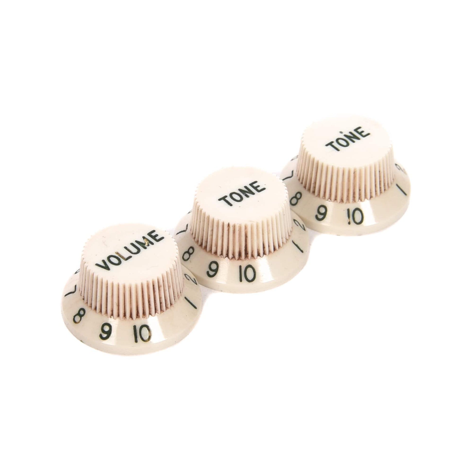 GuitarSlinger Strat Aged Accessory Set Aged White Parts